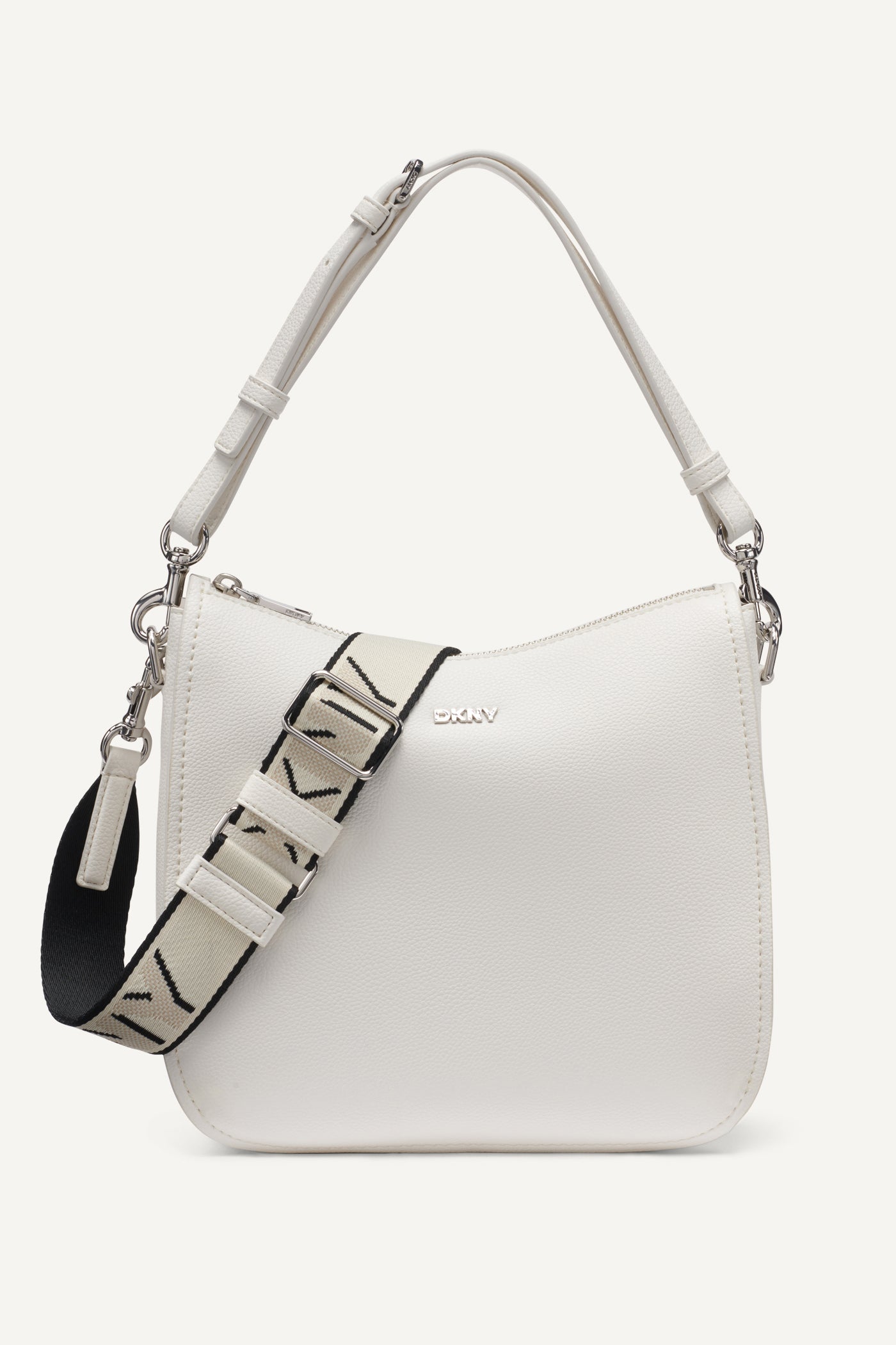 Marshmallow NESSA MEDIUM CROSSBODY, FRONT VIEW | Crossbody Bags