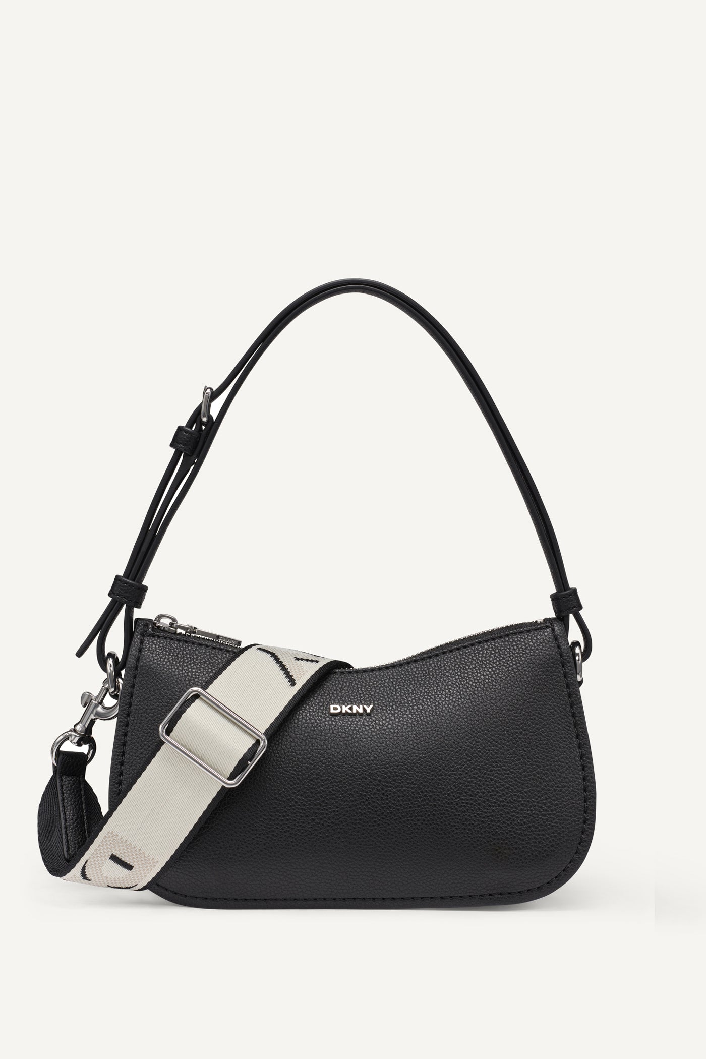 Black/Silver NESSA SHOULDER BAG, VIEW 2 | Spring 2026 Campaign