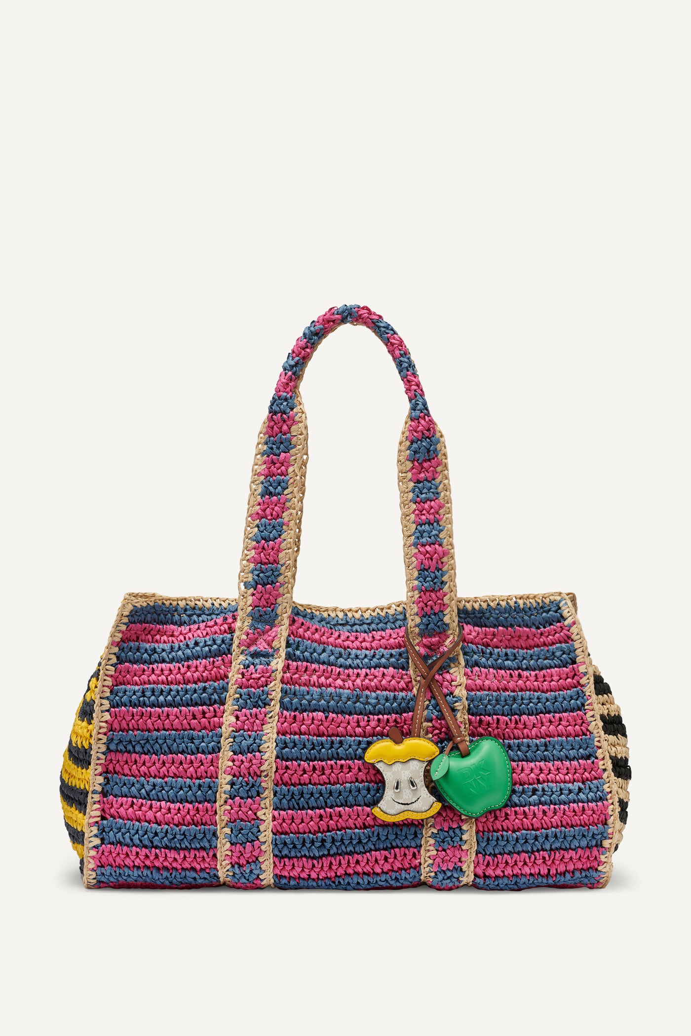 Multi NESSA RAFFIA TOTE, FRONT VIEW | MILLIE