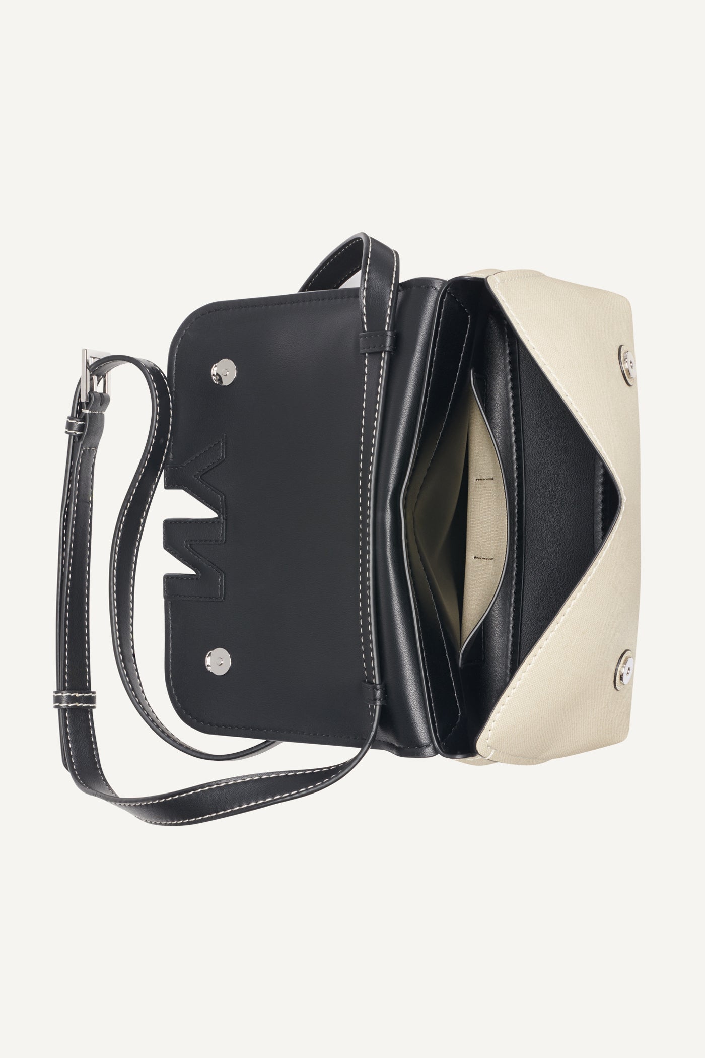 NICOLE LOGO CROSSBODY BAG VIEW 3 | NEW NEUTRALS