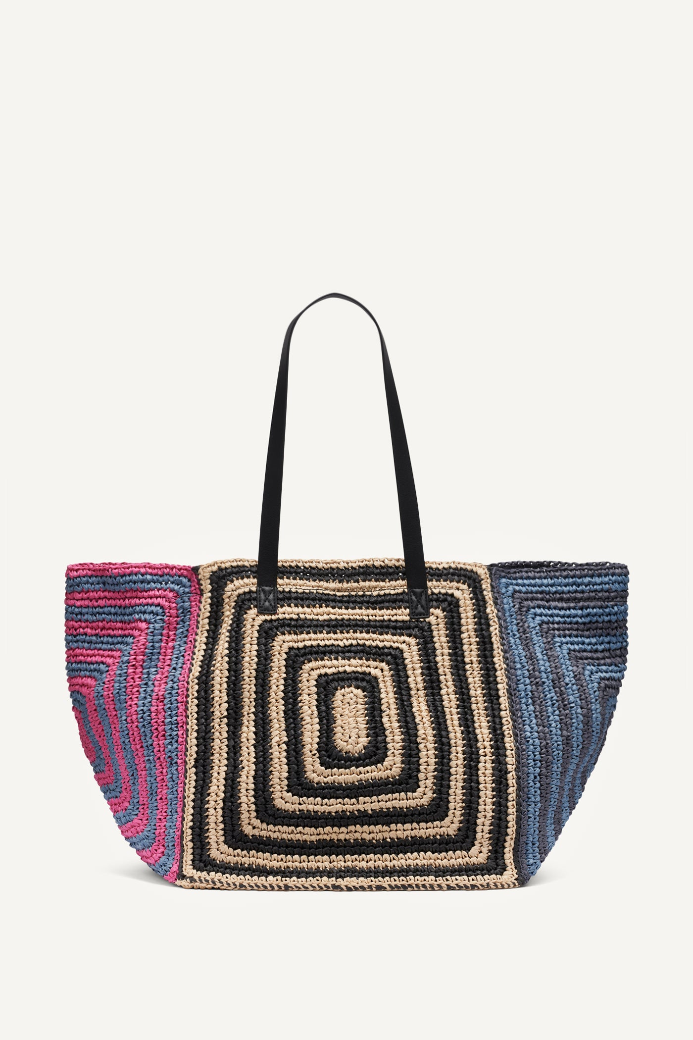 PALOMA CROCHET STRAW LOGO TOTE VIEW 6 | The Vacation Edit