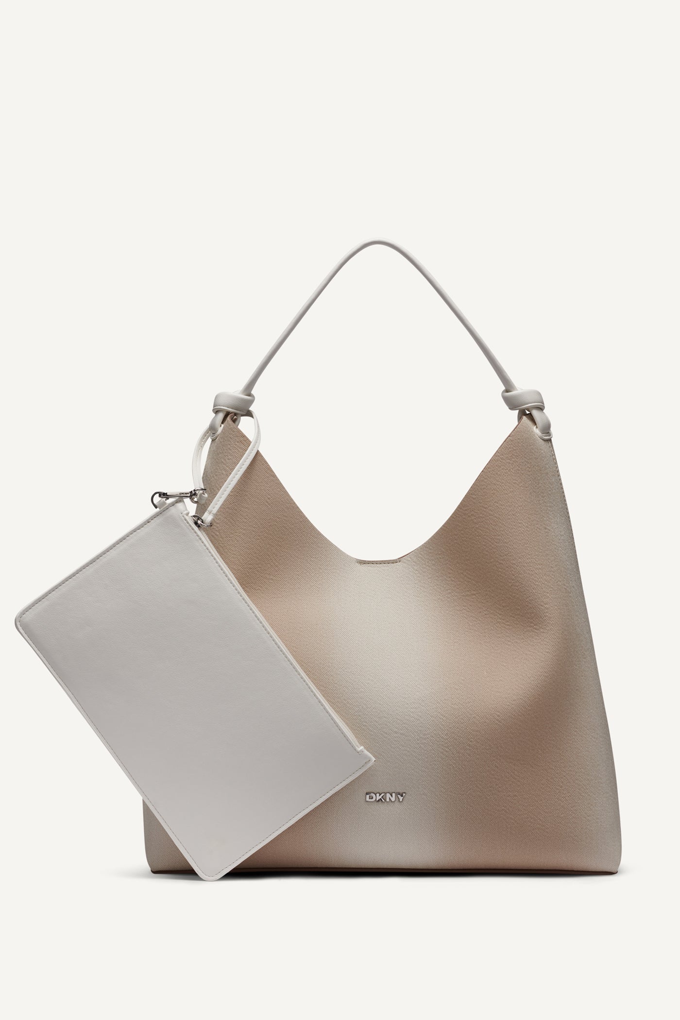 Light Taupe PAULA HOBO, FRONT VIEW | Shoulder & Hobo Bags