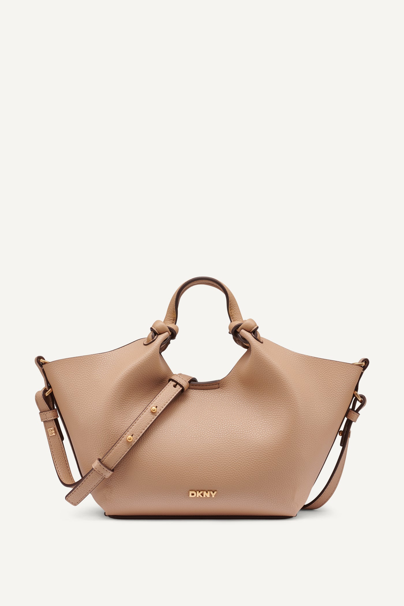 Cappuccino PAULA SMALL COMMUTER TOTE, FRONT VIEW | Totes