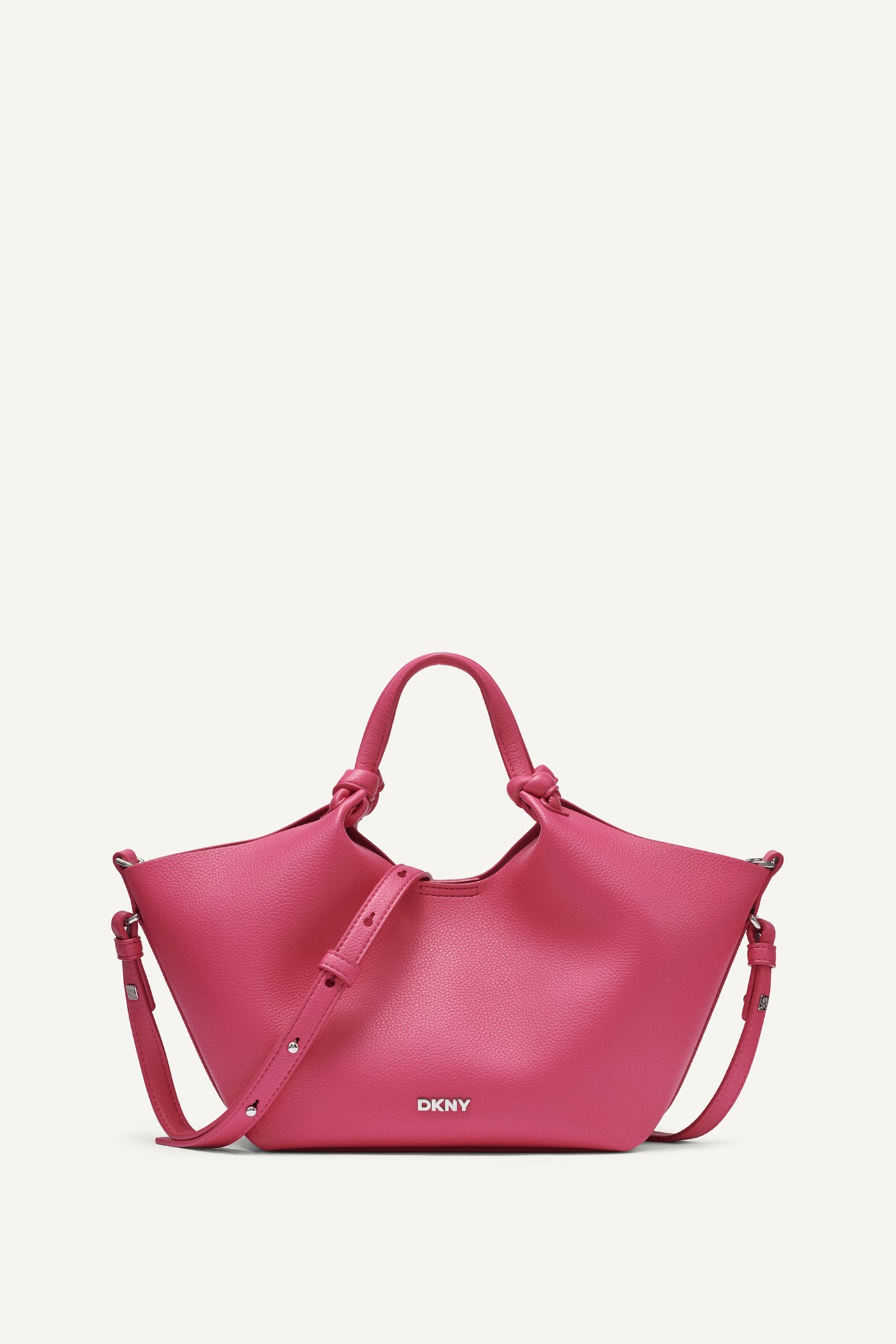 Hot Pink PAULA SMALL COMMUTER TOTE, FRONT VIEW | The Paula Commuter Tote