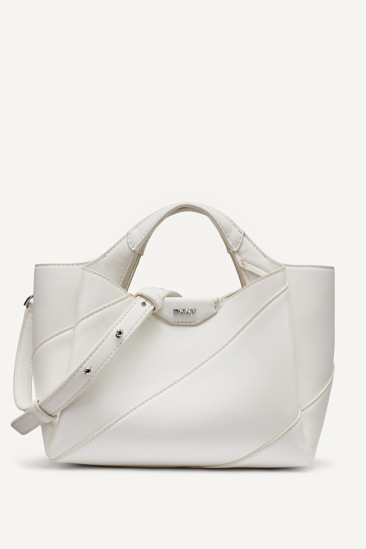 Marshmallow WILLA COLOR-BLOCK MINI SATCHEL, FRONT VIEW | Products