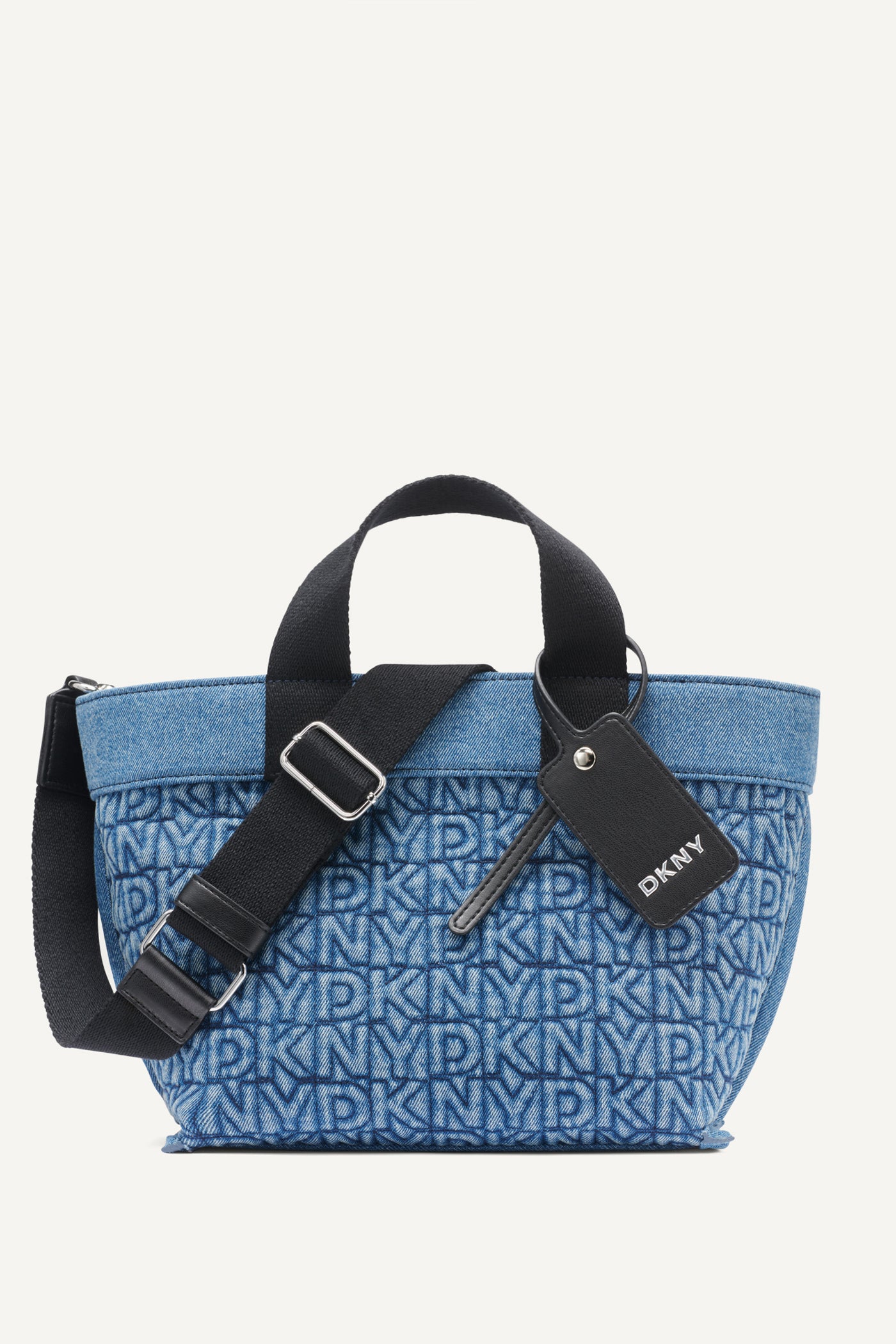 Denim BRADY DENIM LOGO CROSSBODY BAG, FRONT VIEW | Denim Destination