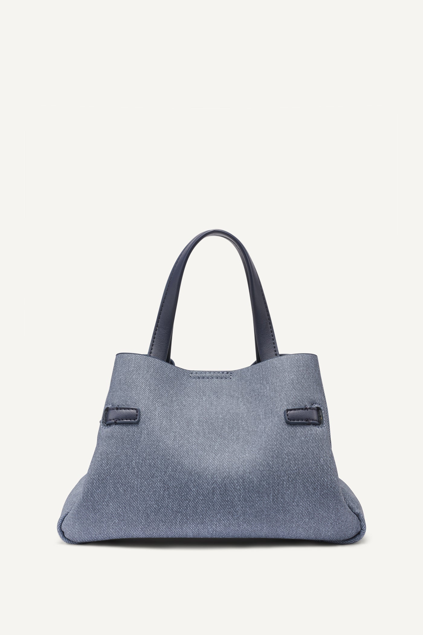 BRYAR DENIM SMALL SATCHEL VIEW 4 | Denim Destination