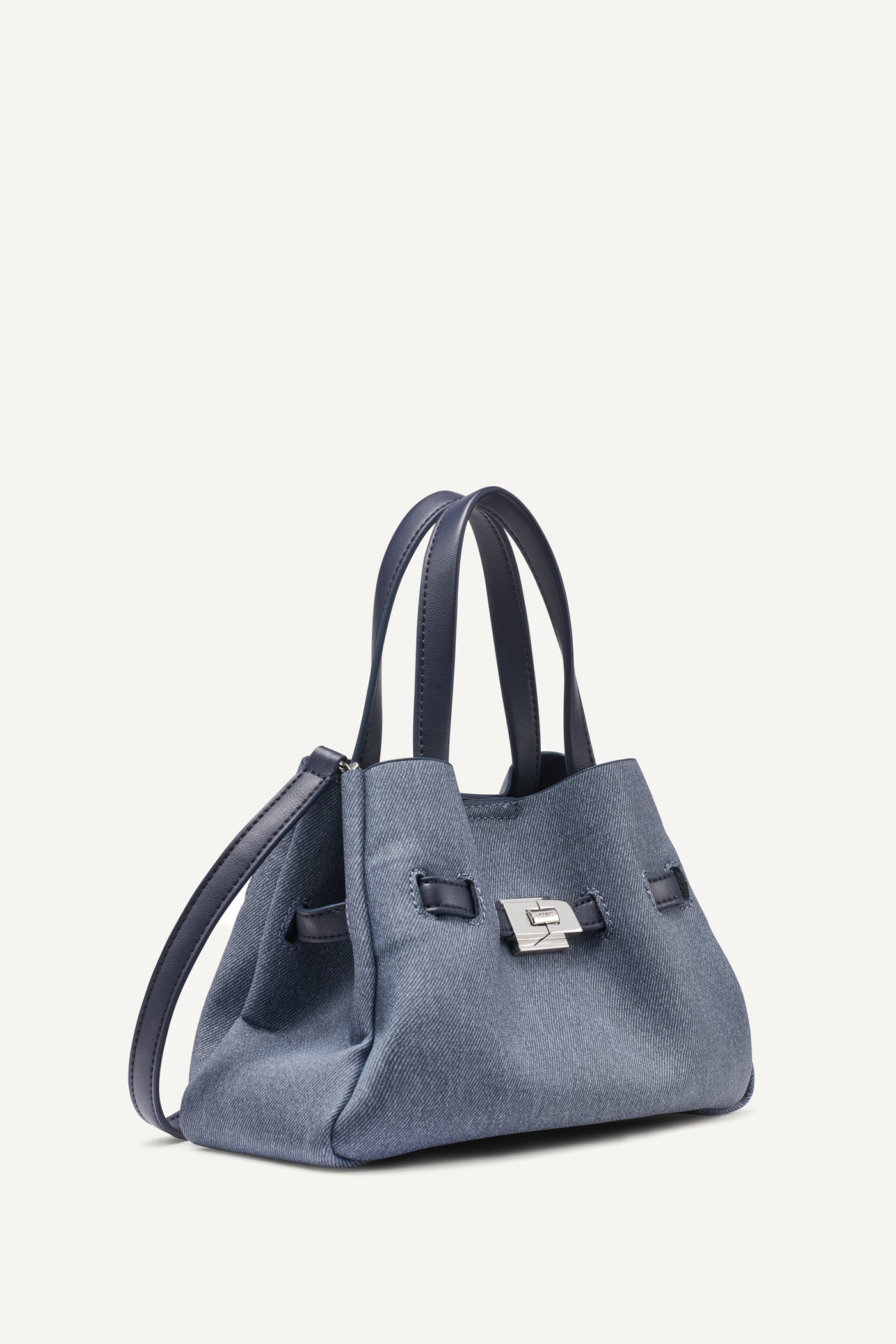 Denim BRYAR DENIM SMALL SATCHEL, BACK VIEW | Denim Destination