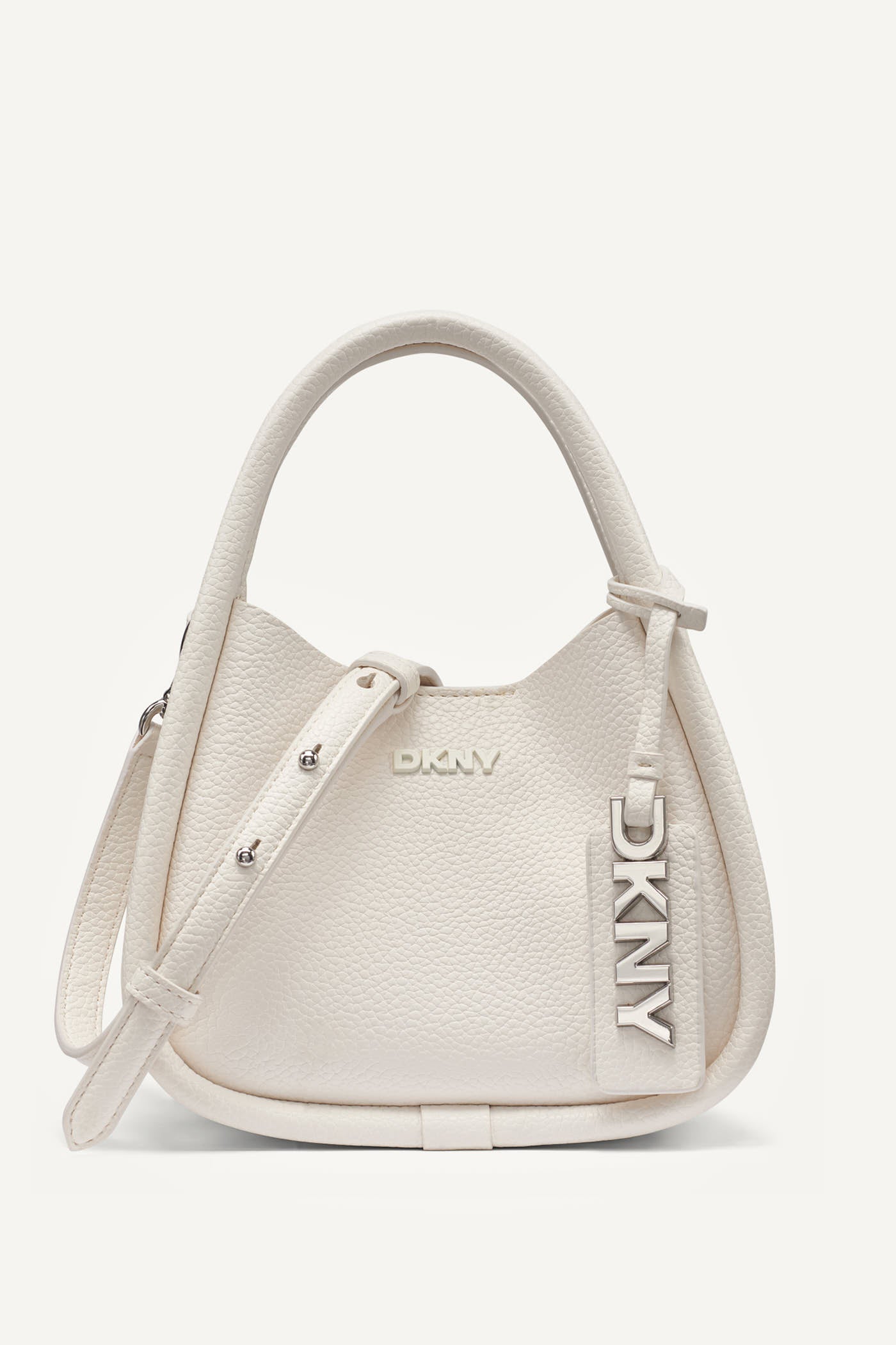 Marshmallow CAPRI HOBO CROSSBODY BAG, FRONT VIEW | MUST-HAVES