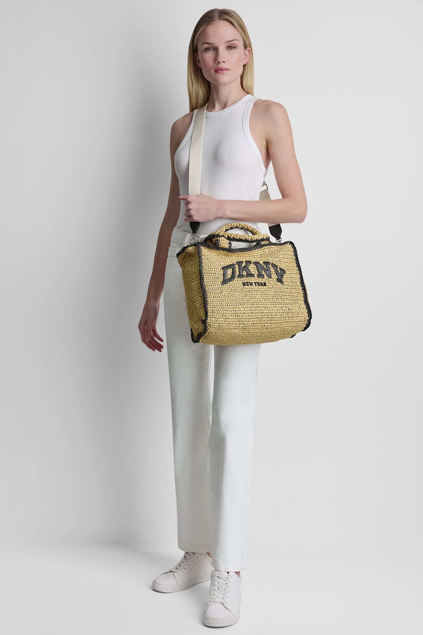 HADLEE MEDIUM WOVEN TOTE VIEW 2 | Bags