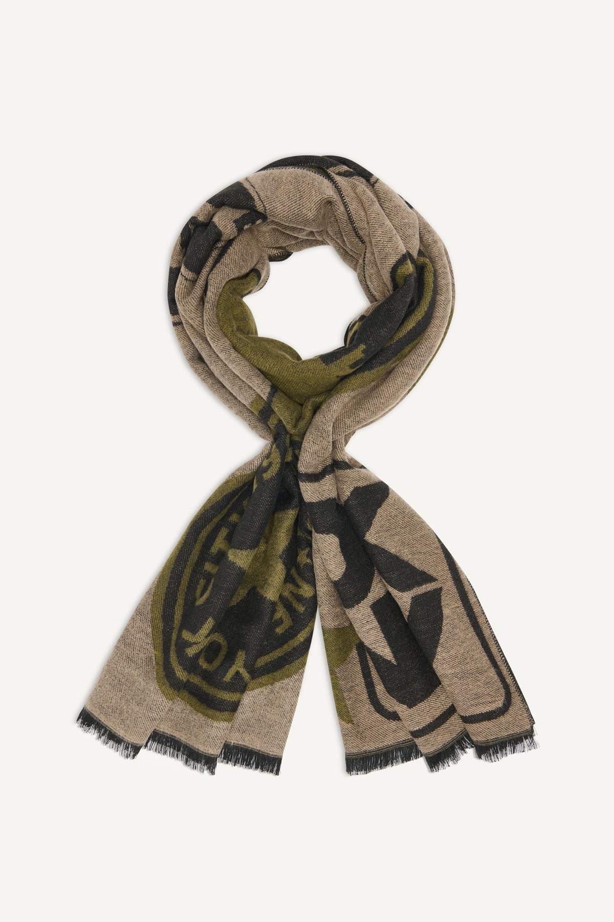 STAR DKNY LOGO SCARF VIEW 2