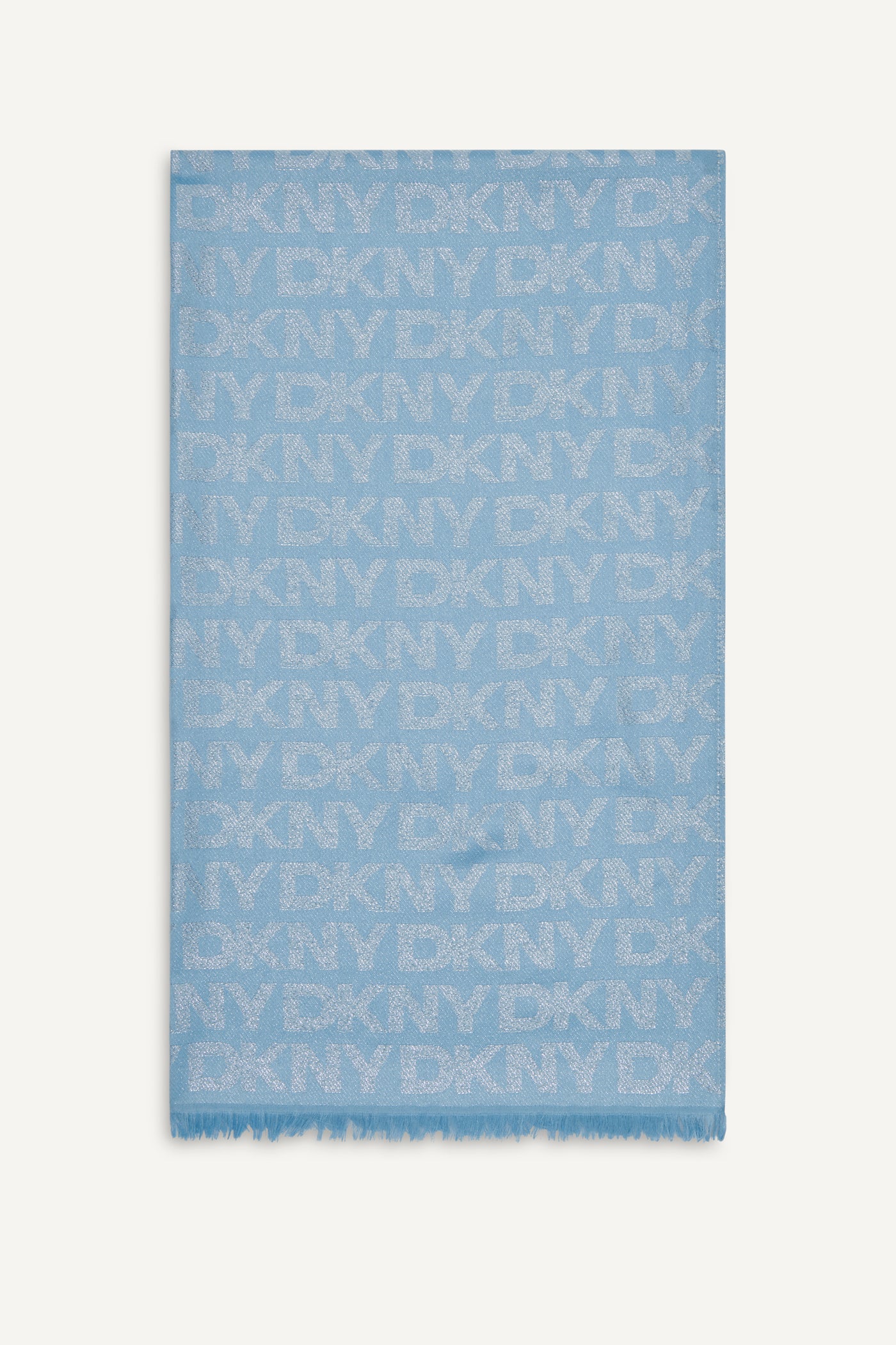 Sky Blue DKNY METAL PASHMINA, FRONT VIEW | Cold Weather Accessories