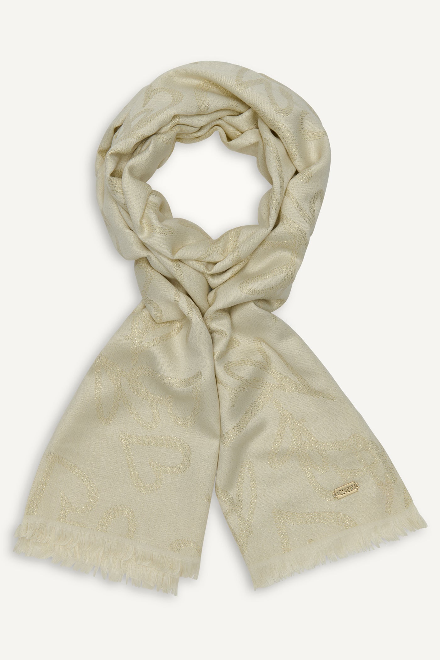 Ivory EVERYBODY LOVES DONNA METALLIC WRAP, BACK VIEW | Under $75