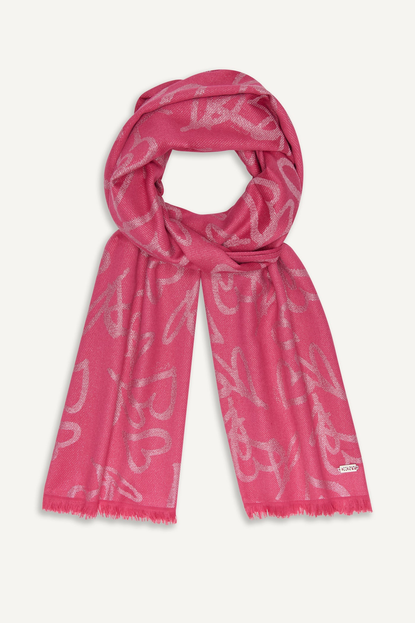 Hot Pink EVERYBODY LOVES DONNA METALLIC WRAP, BACK VIEW | Under $75