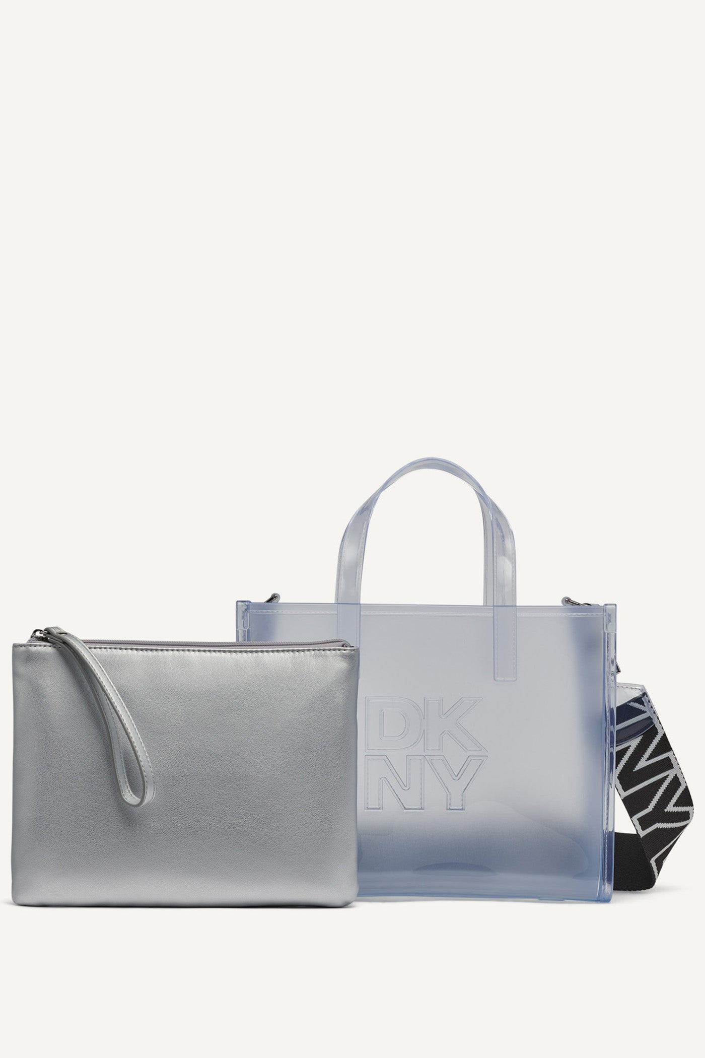 MARSHMALLOW HADLEE SMALL JELLY LOGO TOTE, VIEW 1 | Gifts Under $100
