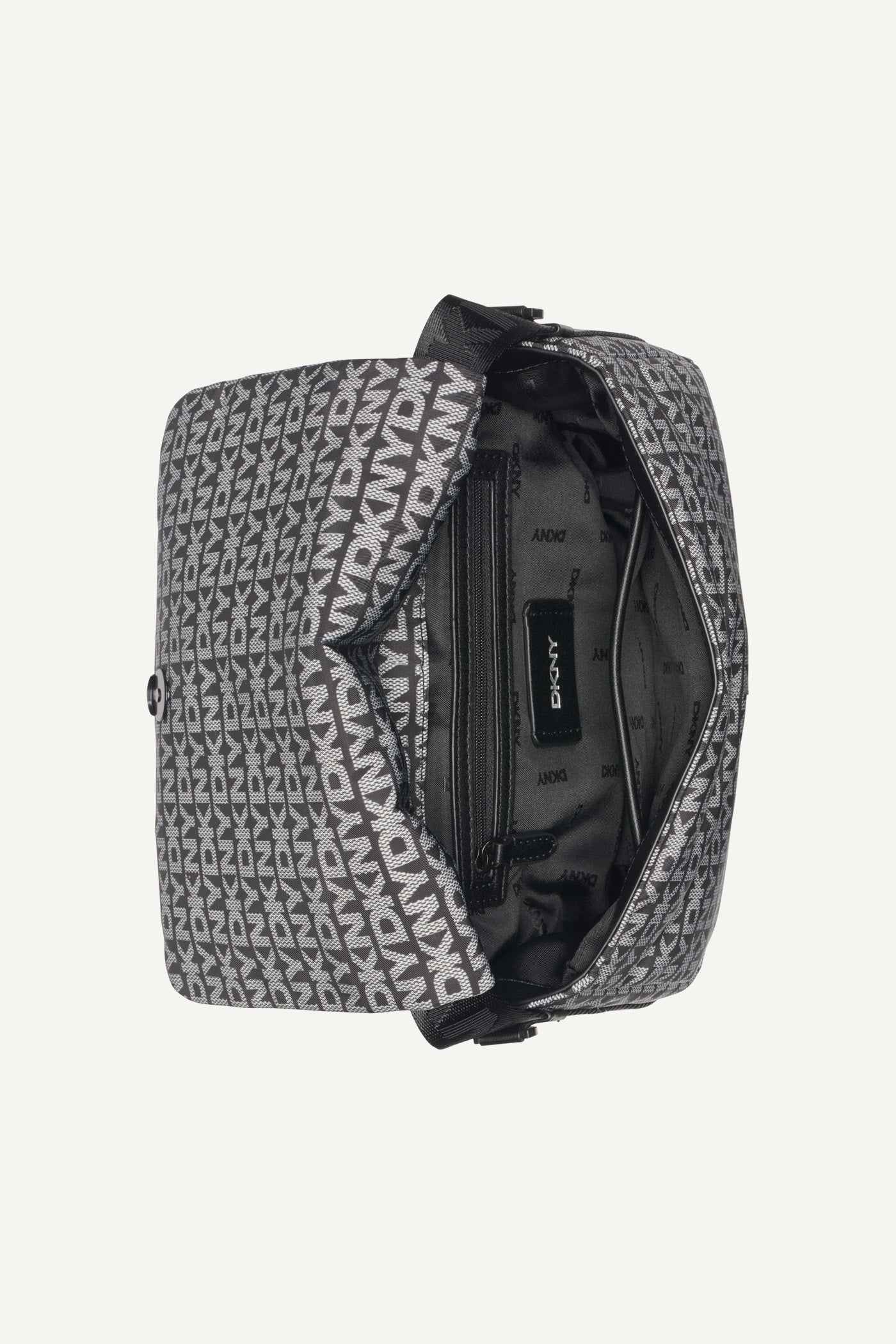 Black JENNY FLAP SHOULDER BAG, BACK VIEW | Crossbody Bags
