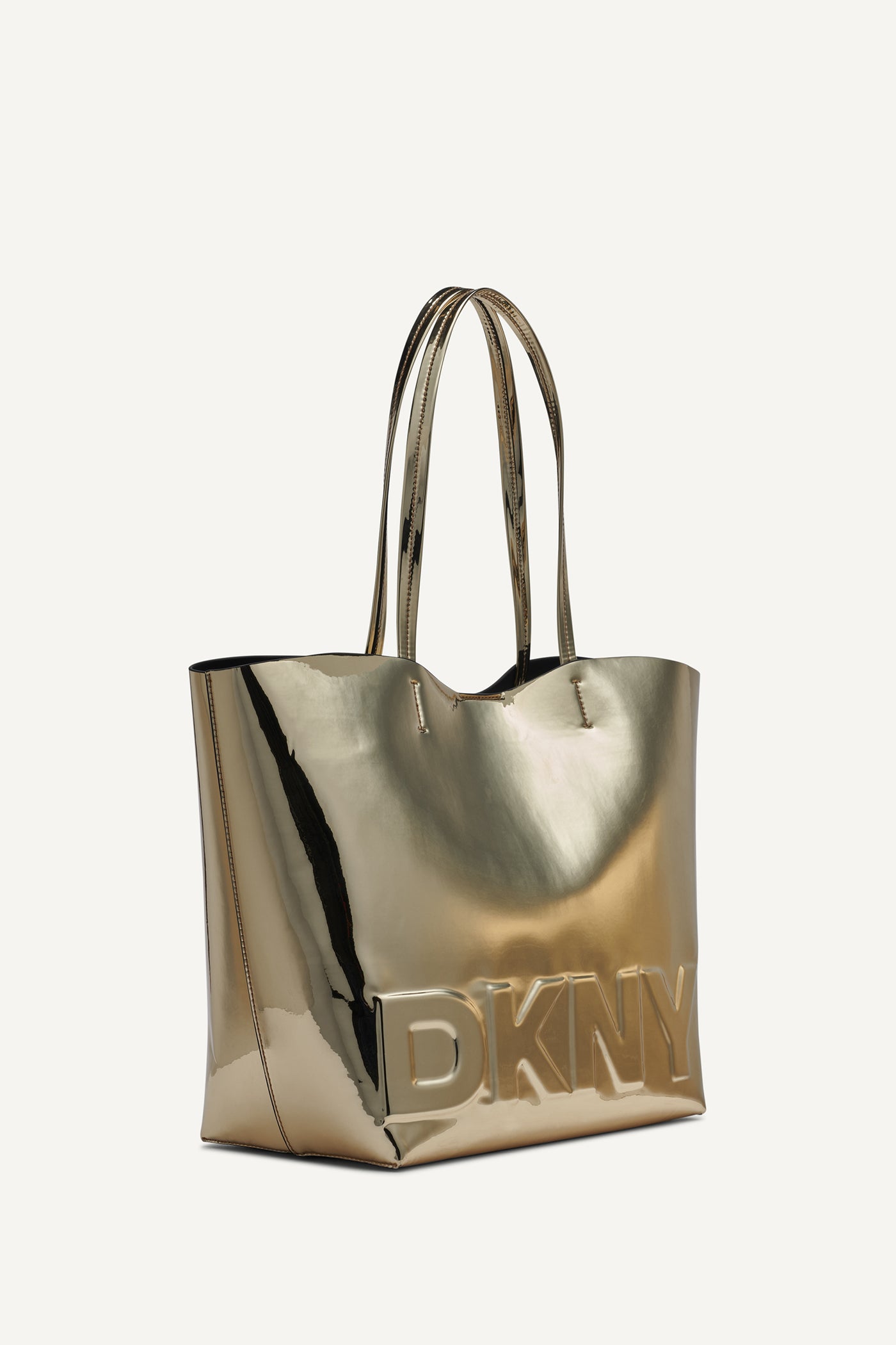 GOLD TINSLEY LARGE TOTE BAG, BACK VIEW | Totes