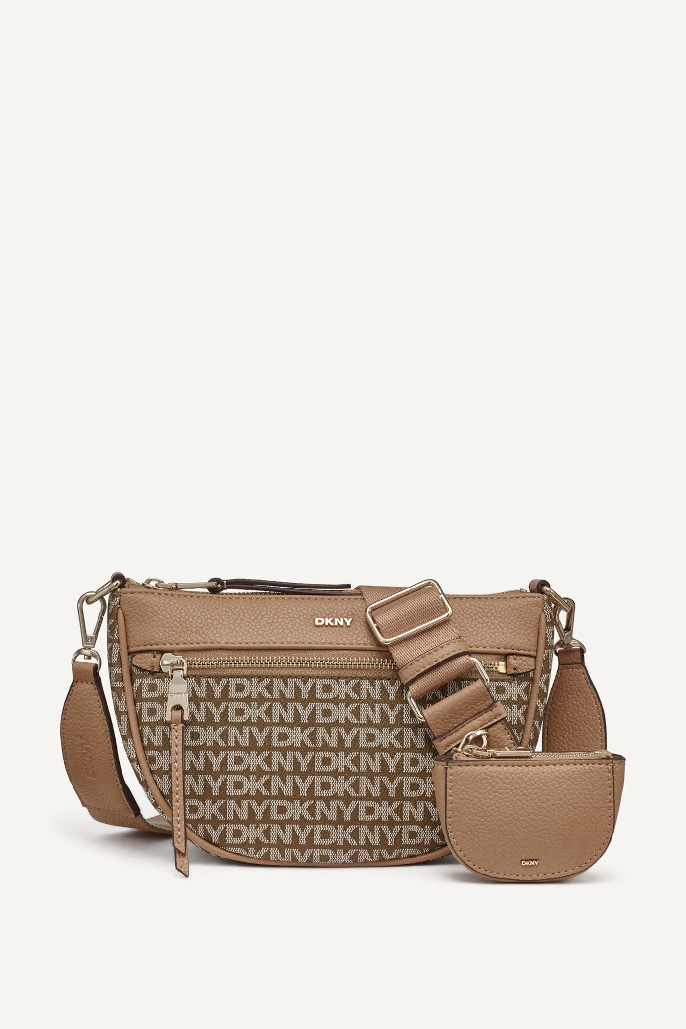 ZOIE LOGO PANELED CROSSBODY BAG VIEW 1