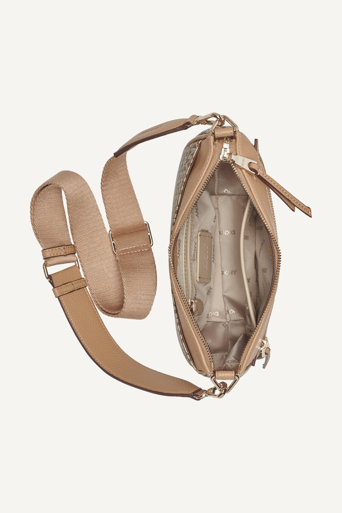 ZOIE LOGO PANELED CROSSBODY BAG VIEW 3