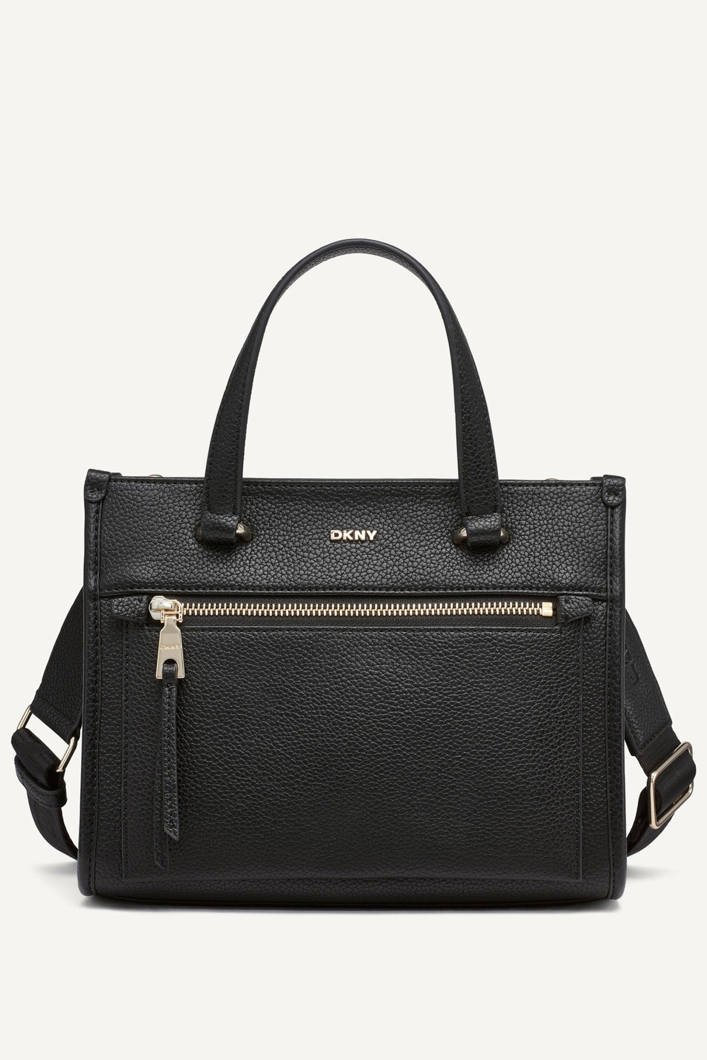 BLACK / GOLD ZOIE MINI TOTE, FRONT VIEW | Back-To-School Shop