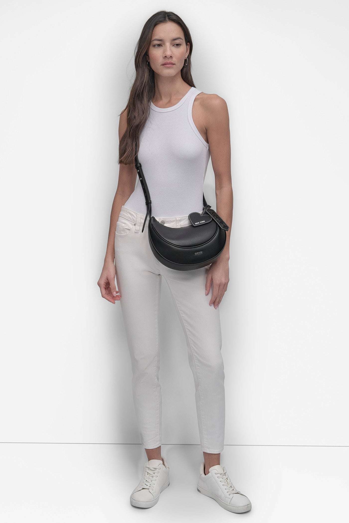Black SADIE CROSSBODY, BACK VIEW | Crossbody Bags