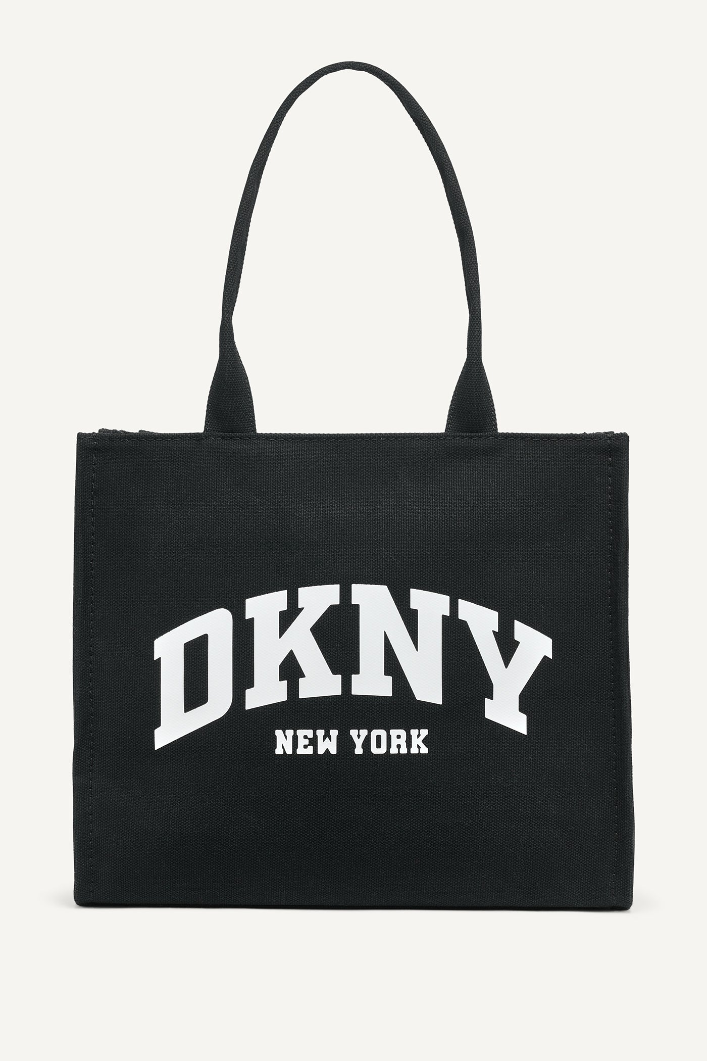 Black HADLEE LARGE TOTE BAG, FRONT VIEW | The Hadlee