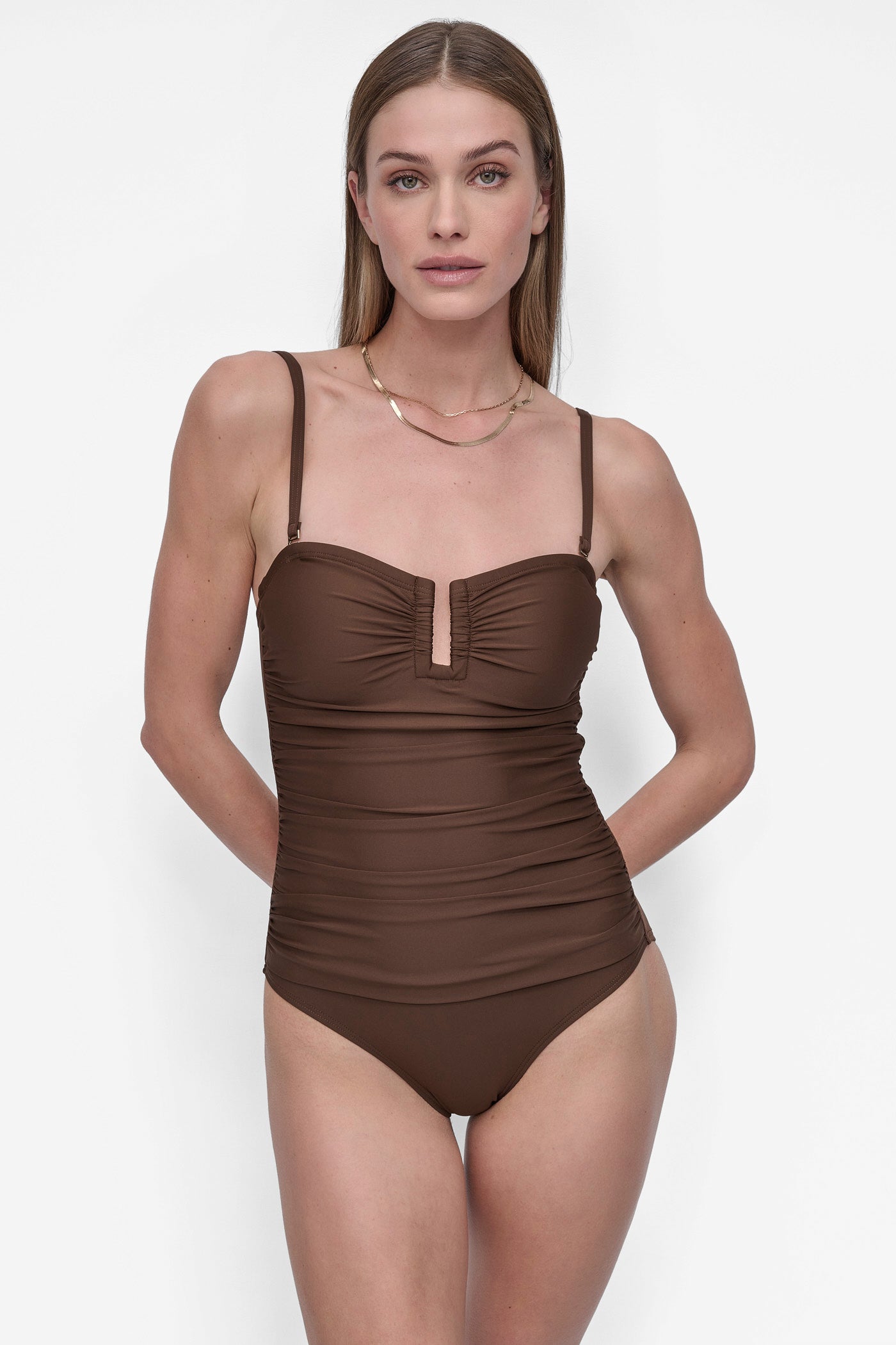 U-WIRE BANDEAU ONE PIECE VIEW 4 | SWIM
