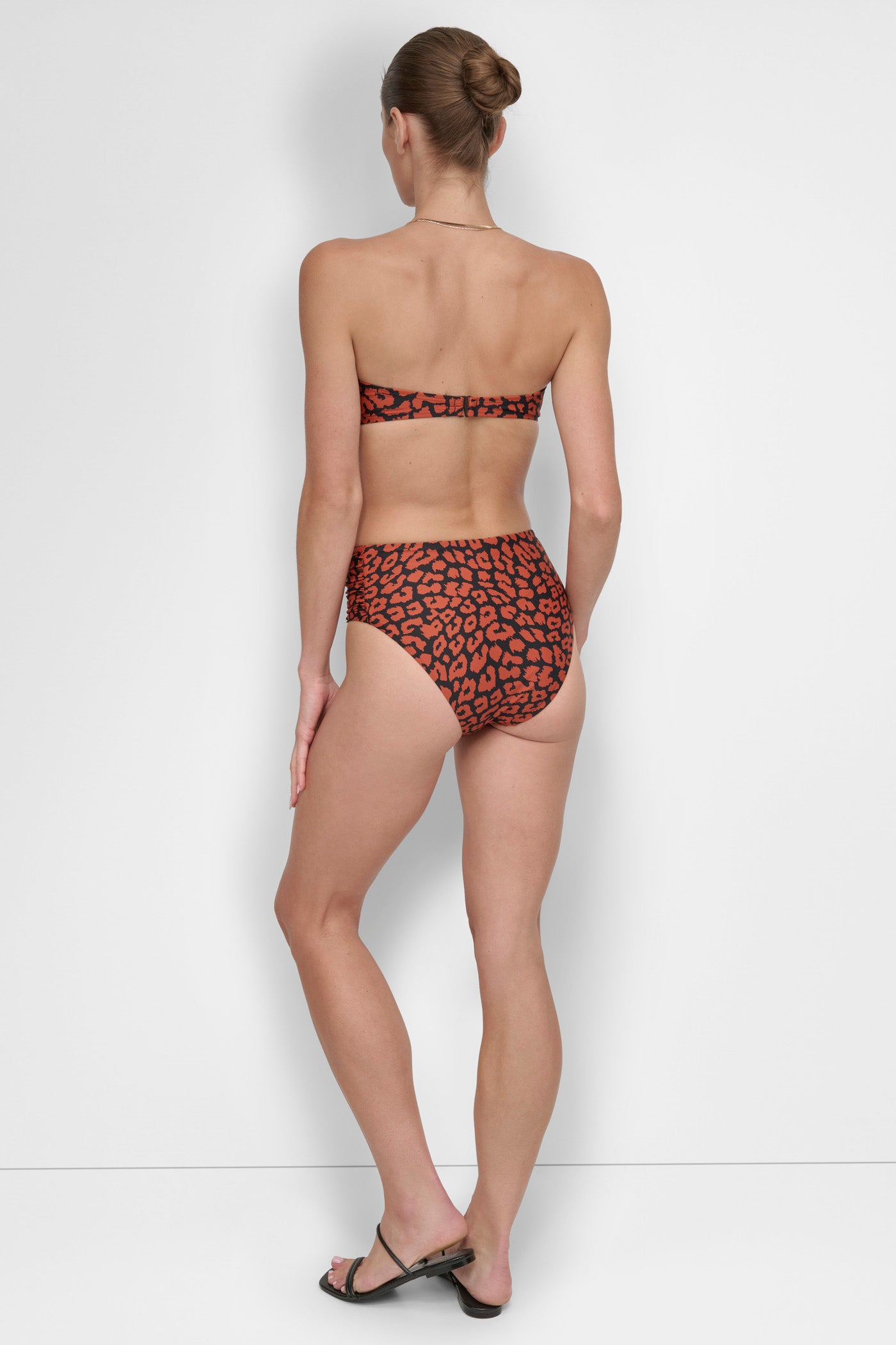 U-WIRE BANDEAU SHIRRED BIKINI VIEW 8 | SWIM