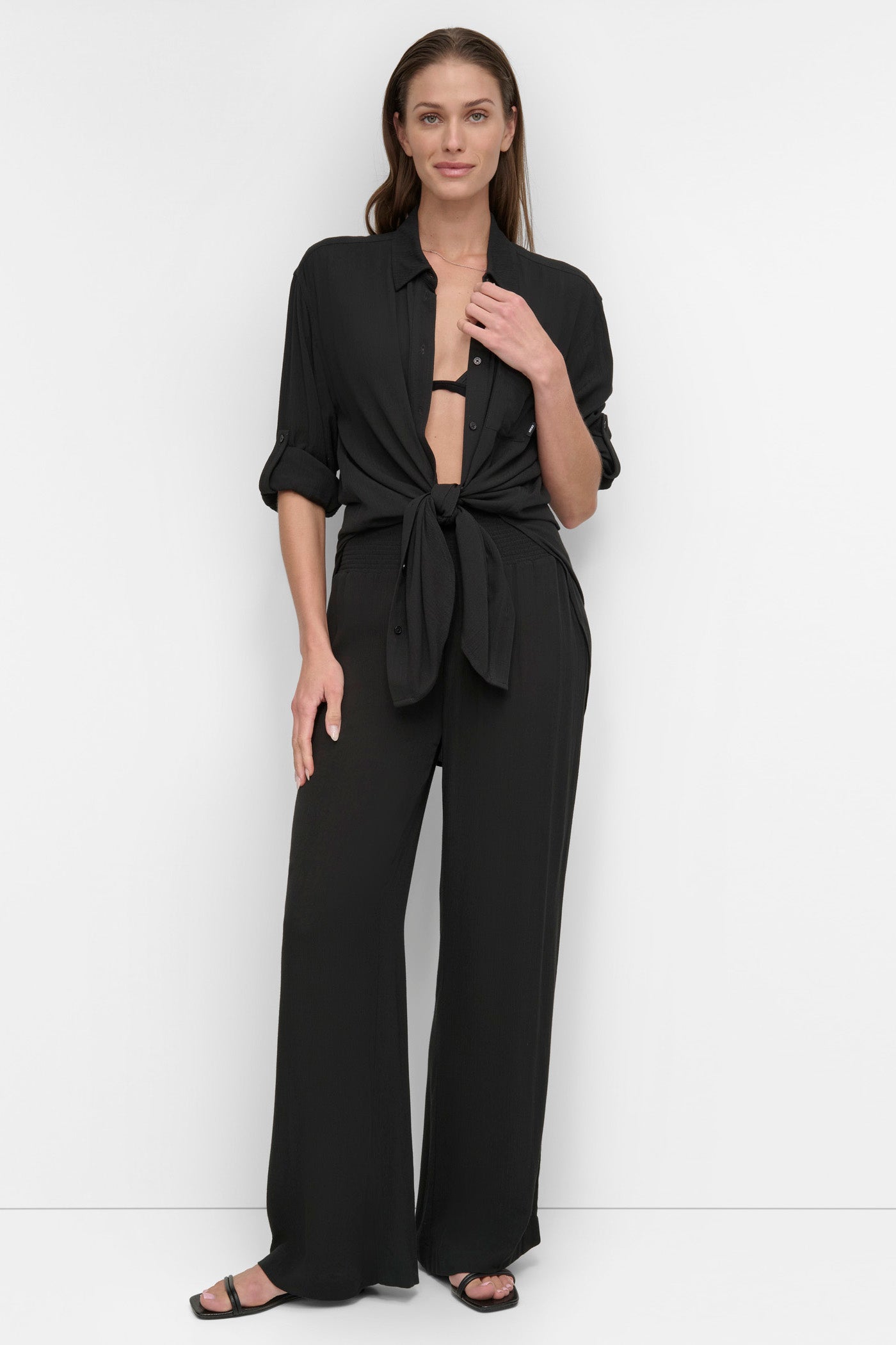 SUMMER GAUZE BEACH SHIRT VIEW 7 | Summer Essentials