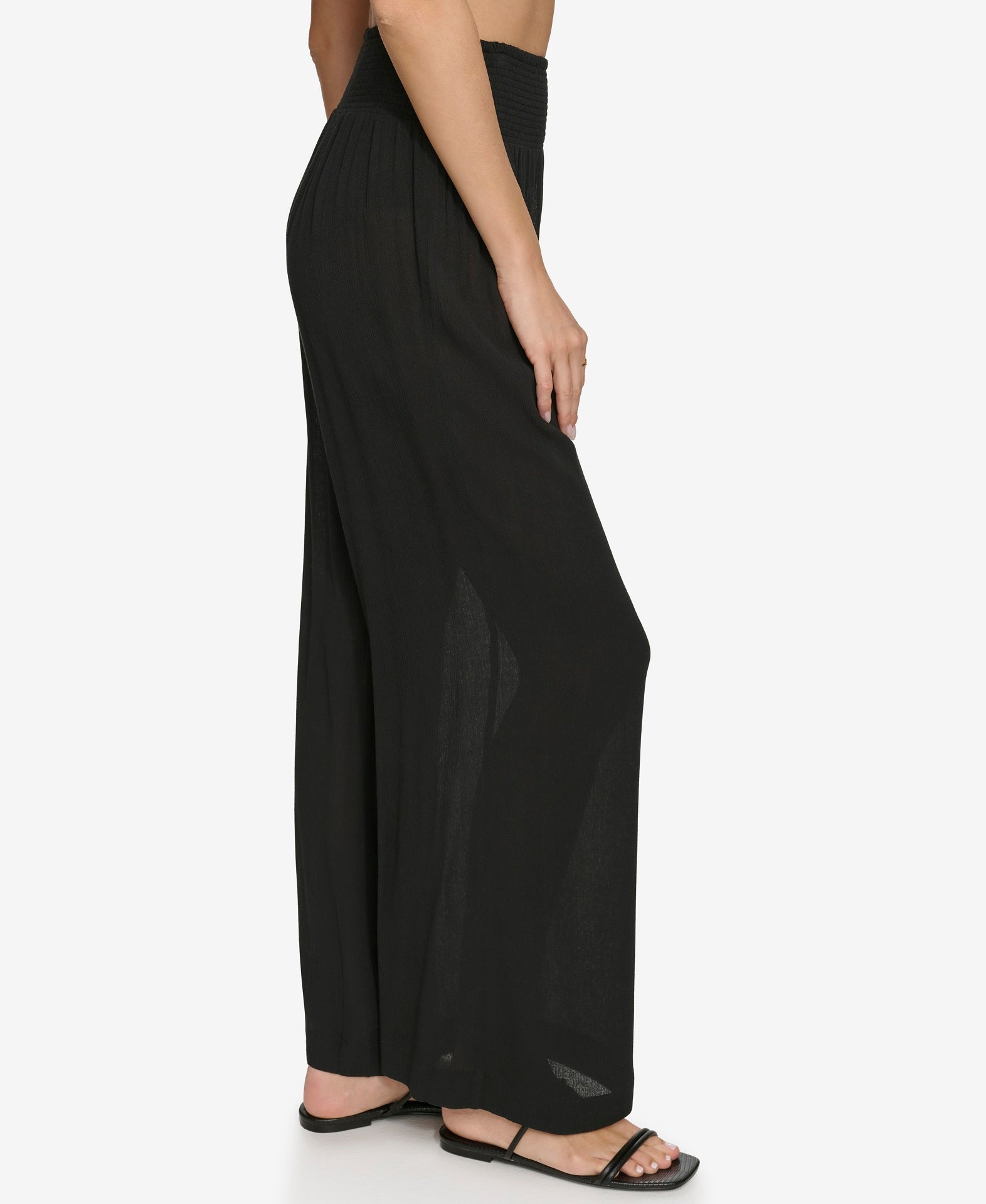 SUMMER GAUZE WIDE-LEG BEACH PANT VIEW 4 | Summer Essentials