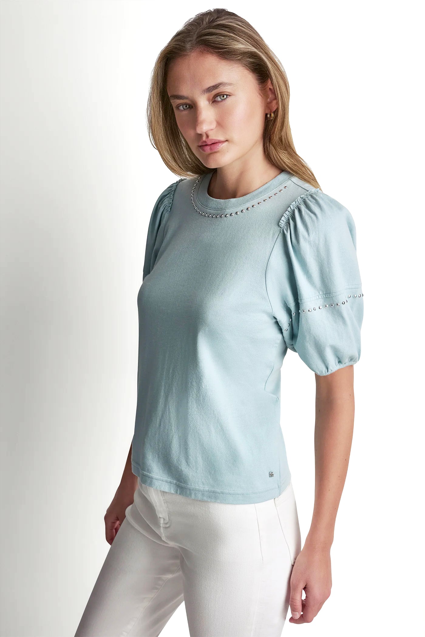 DOME STUDS MINI RUFFLE SHIRT VIEW 4 | Gifts Under $100
