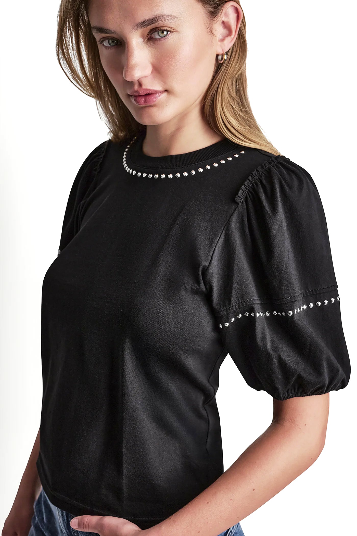 DOME STUDS MINI RUFFLE SHIRT VIEW 6 | Gifts Under $100