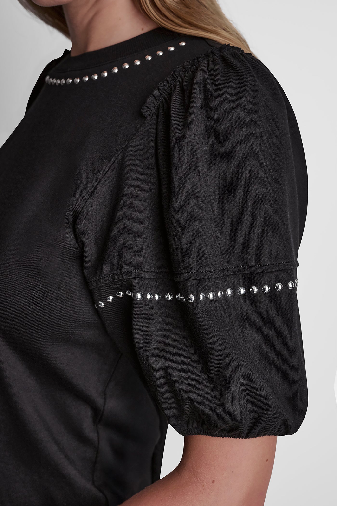 DOME STUDS MINI RUFFLE SHIRT VIEW 6 | Clothing