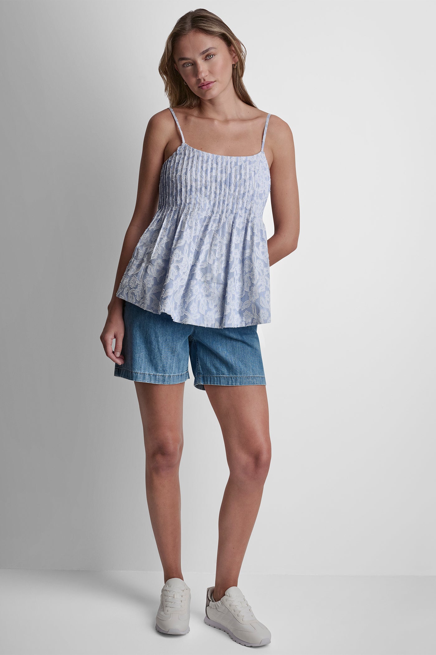 FLORAL JACQUARD TANK TOP VIEW 5 | The Vacation Edit
