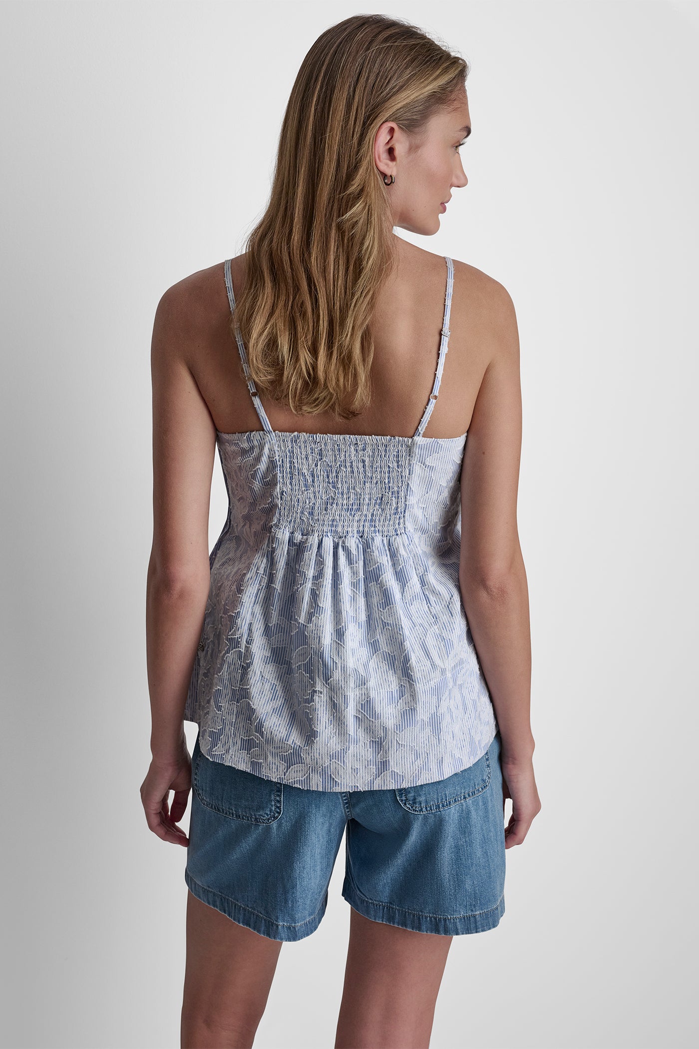 FLORAL JACQUARD TANK TOP VIEW 3 | The Vacation Edit