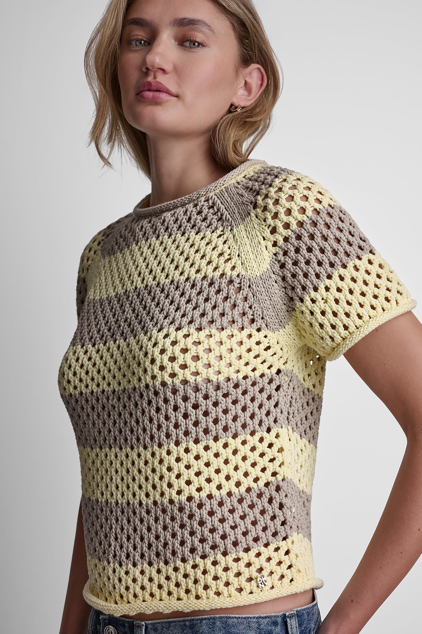 OPEN STITCH STRIPE SWEATER VIEW 5 | New clothing