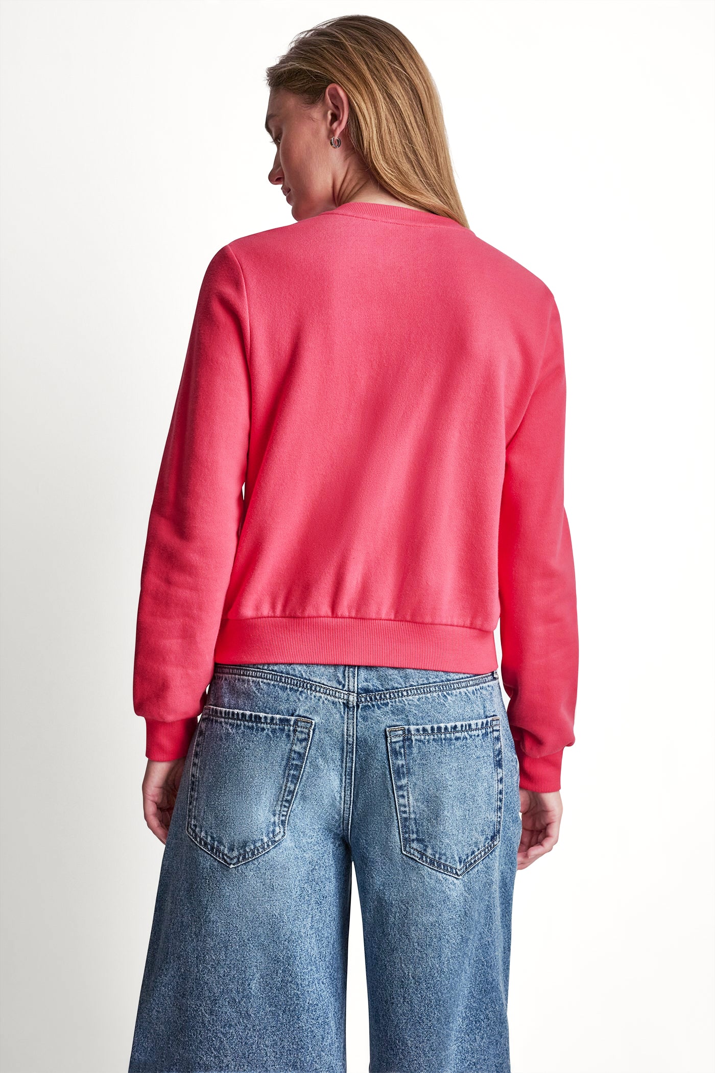 BUTTON FRONT SHRUNKEN LOGO JACKET VIEW 3 | Gifts Under $100