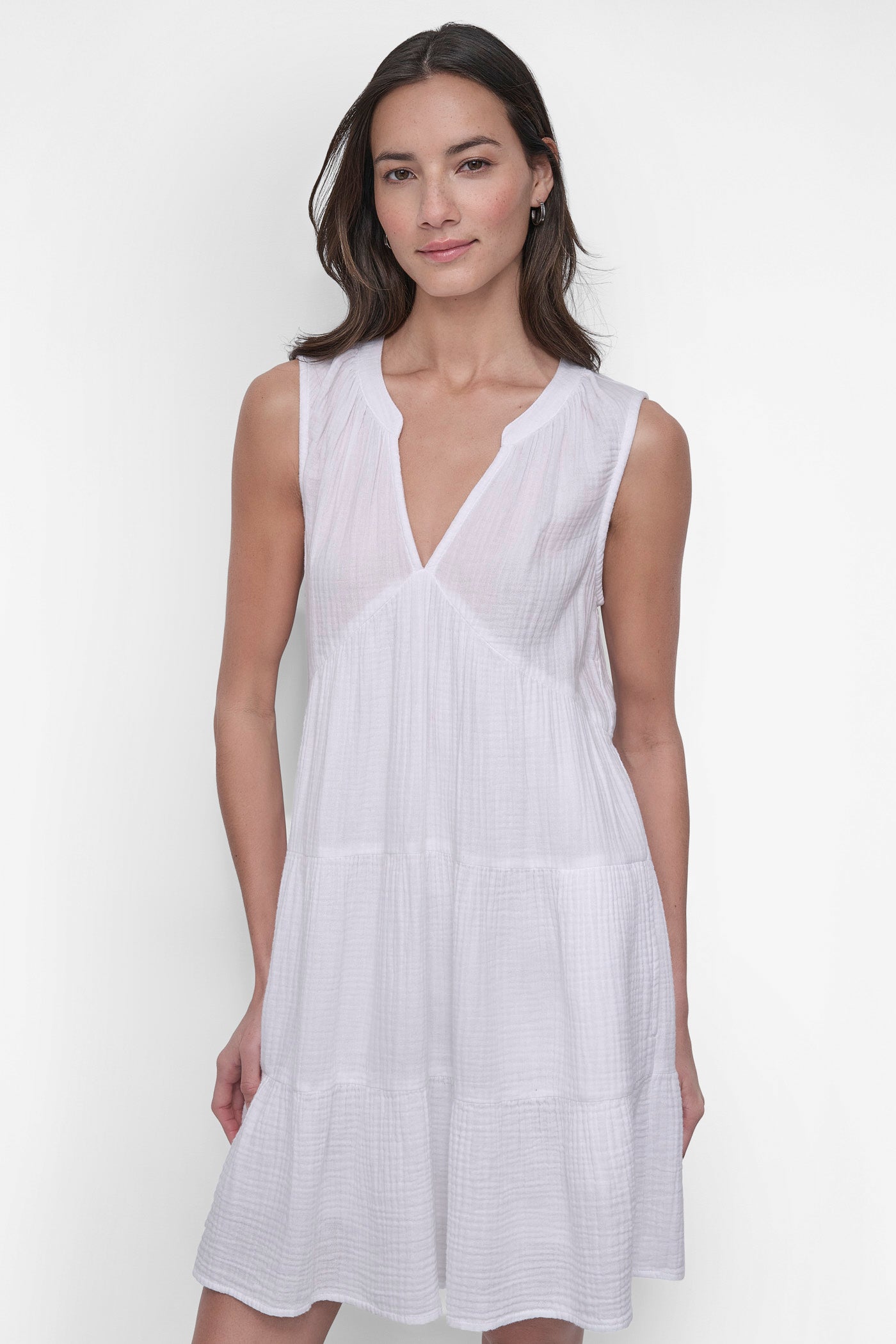 DOUBLE CREPE GAUZE DRESS VIEW 5 | Summer Essentials