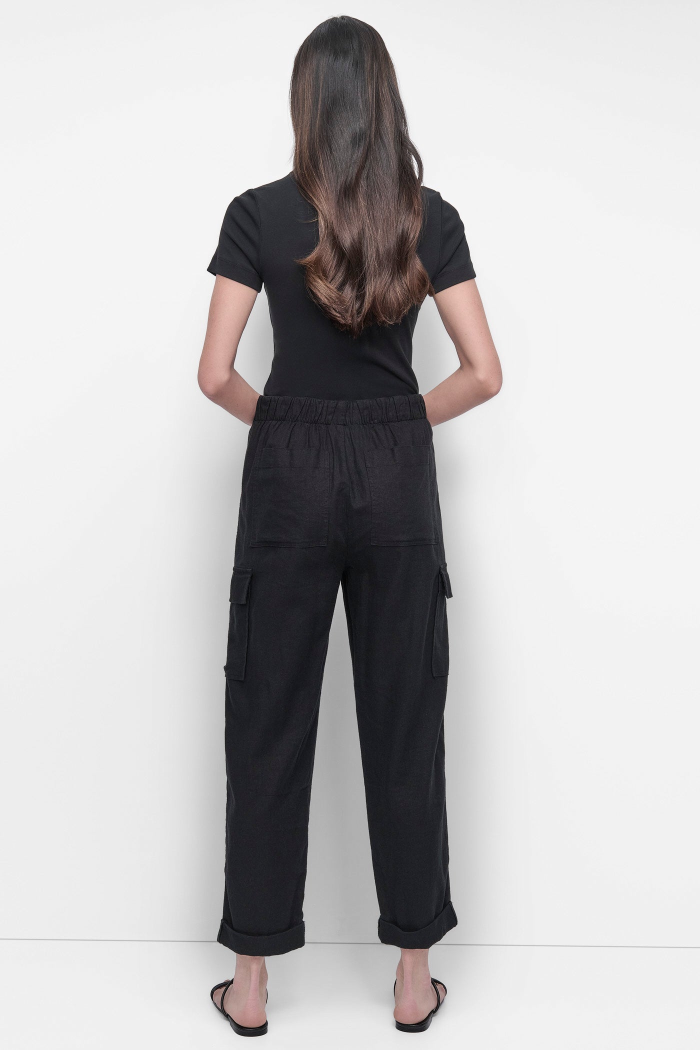 MIDRise Length CARGO PANTS WITH ELASTICATED VIEW 6 | SALE