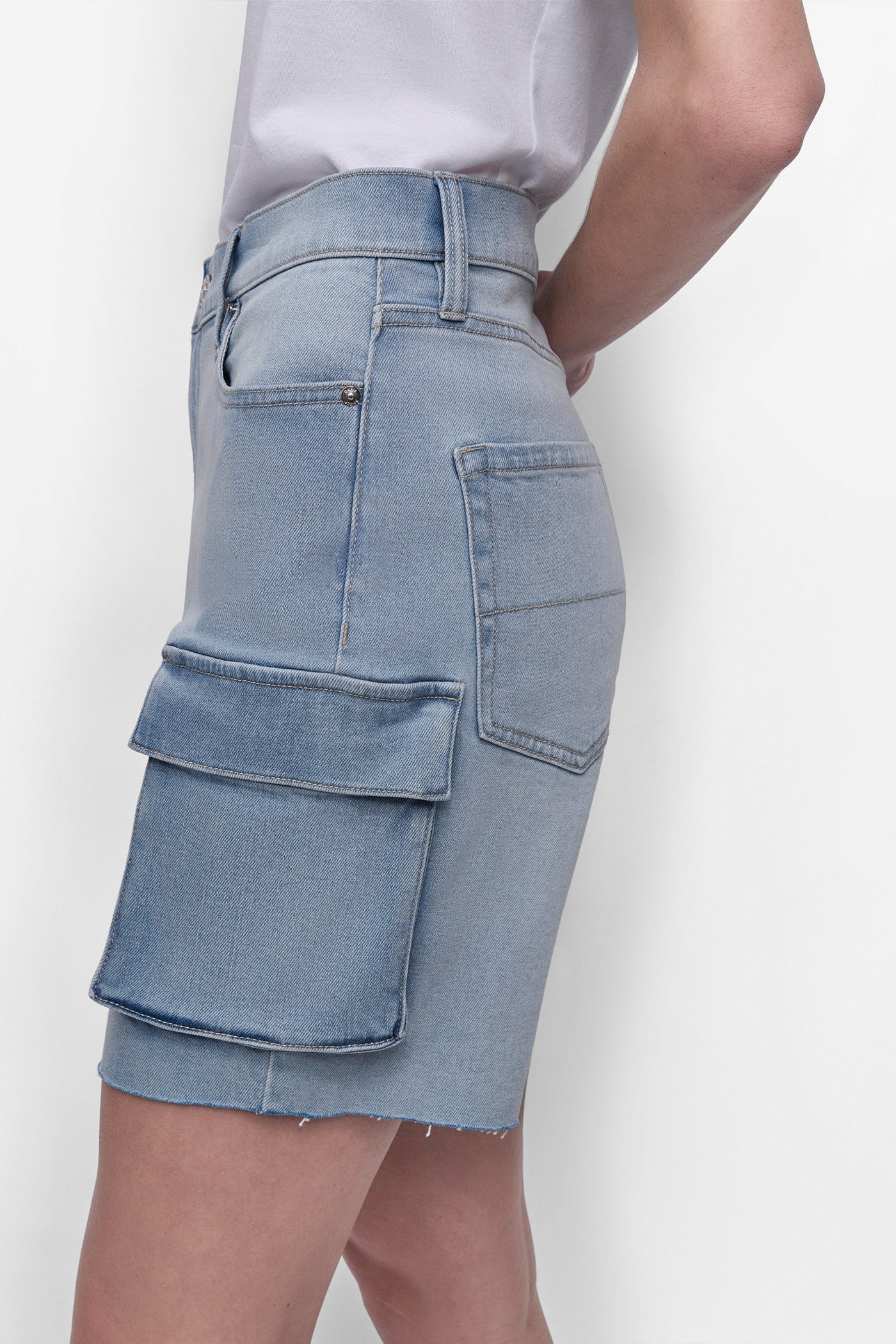 HIGH RISE UTILITY SHORT VIEW 3 | Clothing