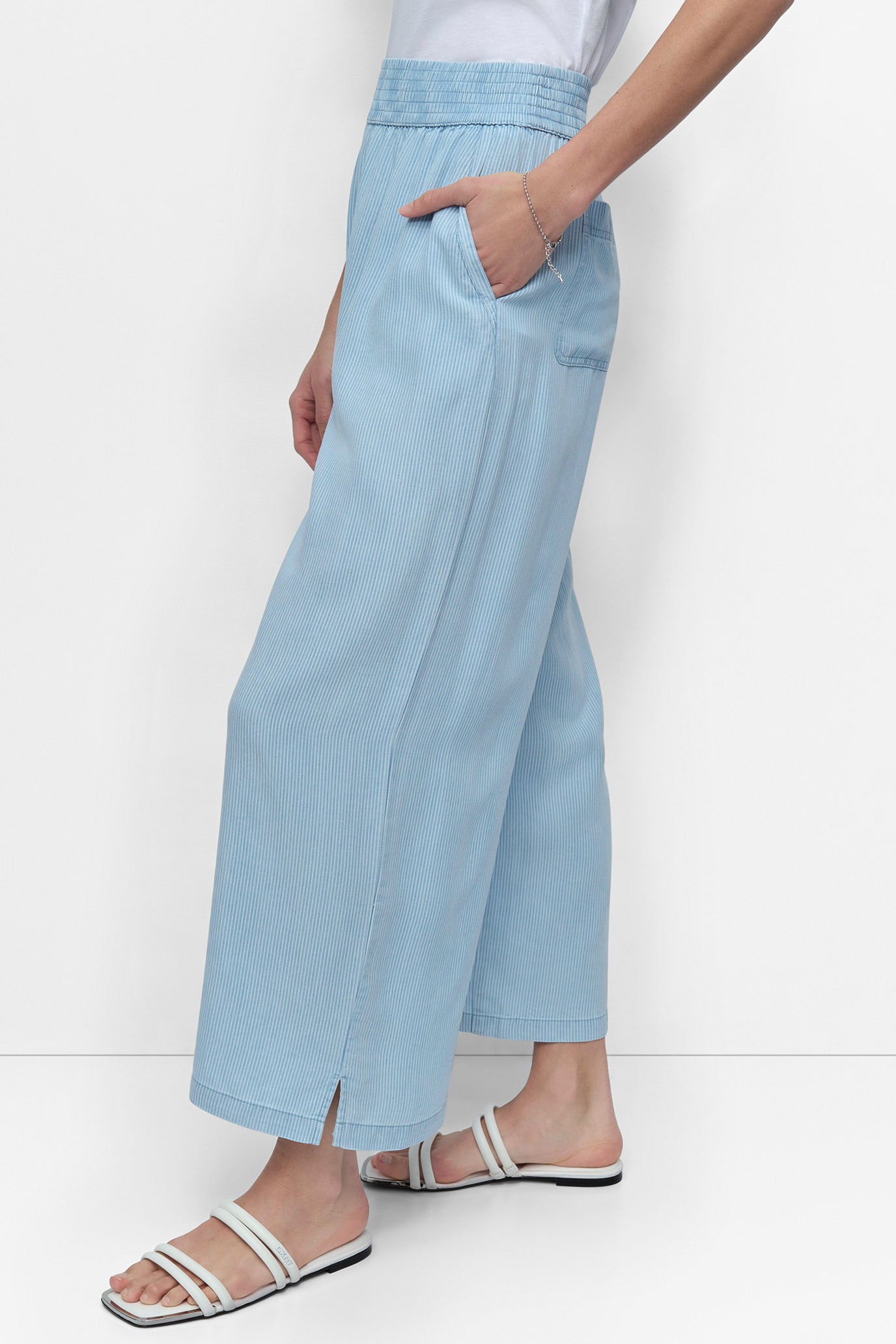 WIDE LEG ANKLE PANT VIEW 3 | Pants & Denim