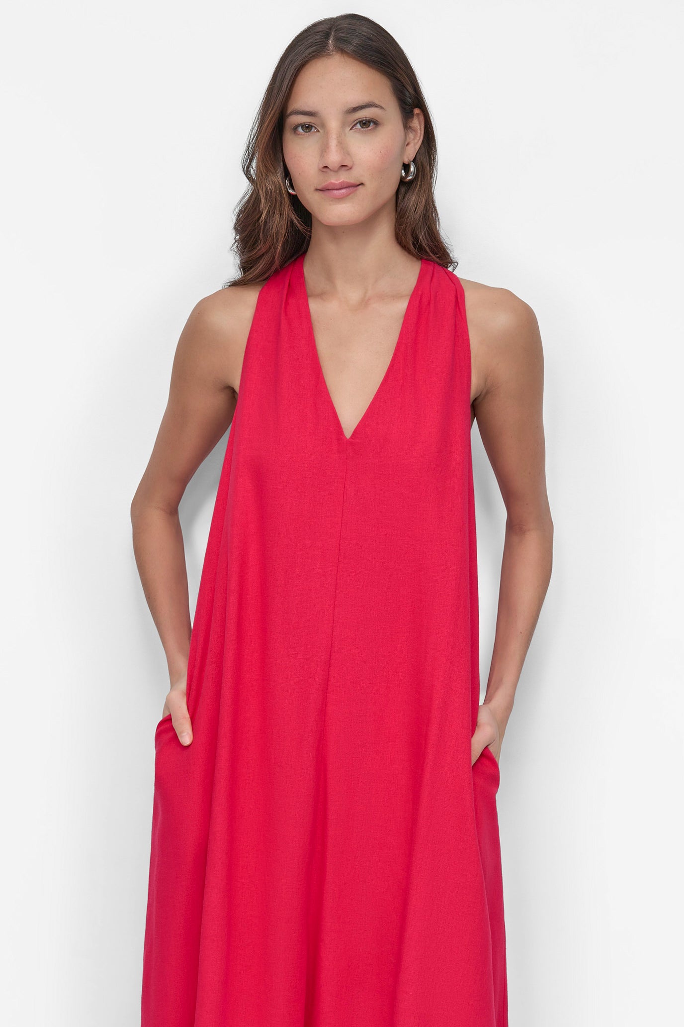 TWIST RACERBACK MIDI SWING DRESS VIEW 4 | SALE DRESSES