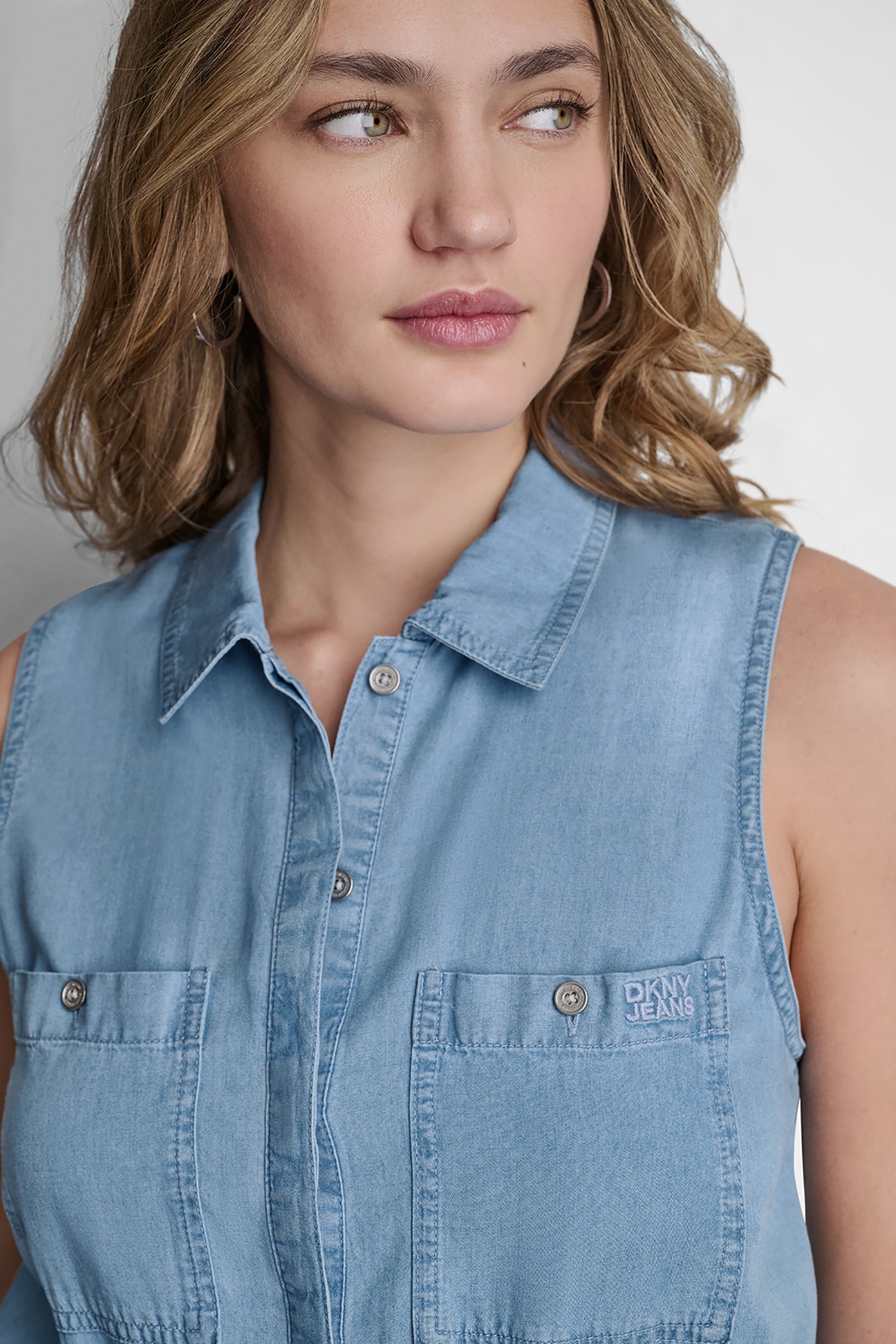 SLEEVELESS JUMPSUIT WITH COLLAR NECKLINE VIEW 6 | New clothing