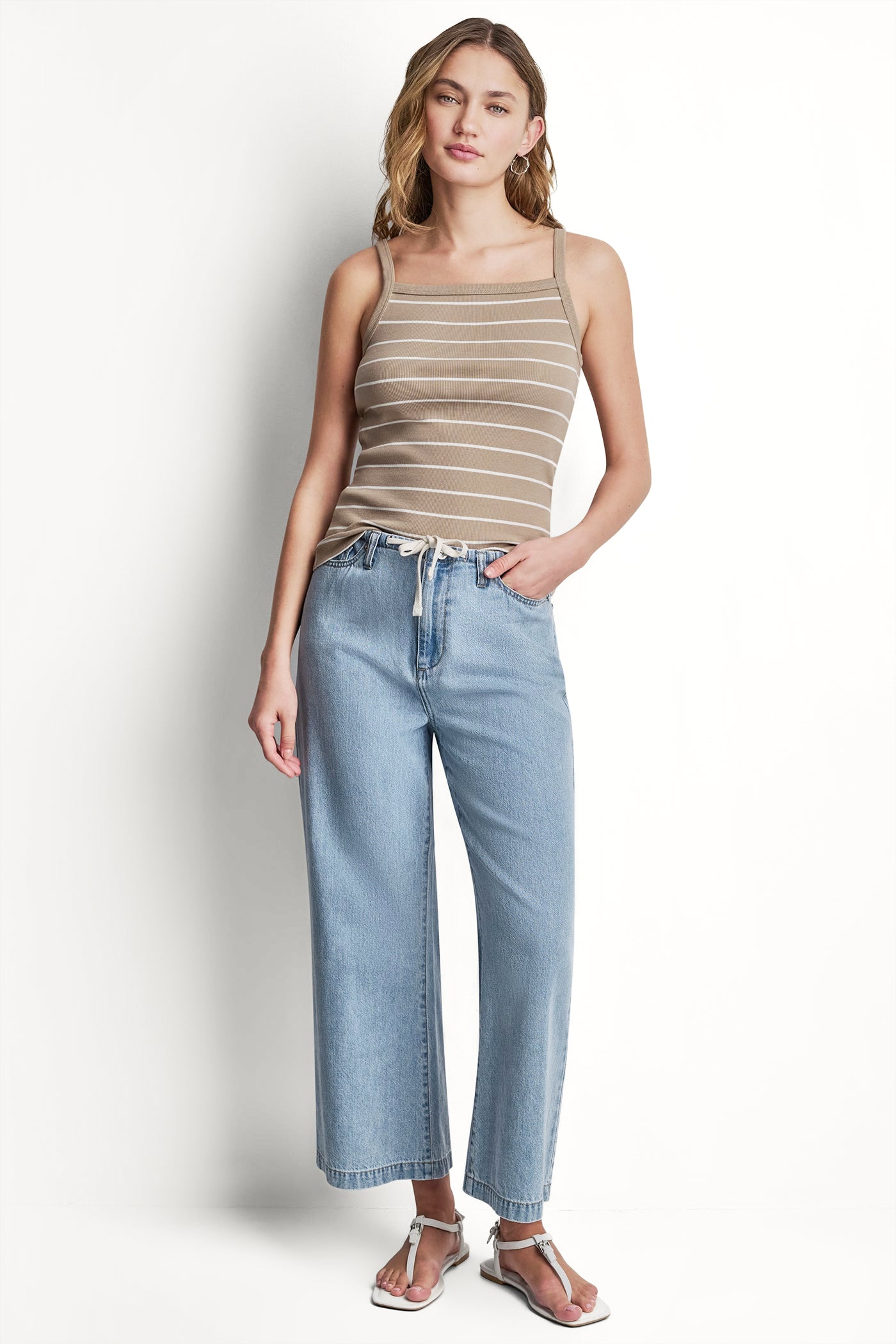 MID-RISE DRAWCORD WIDE LEG VIEW 5 | New Arrivals