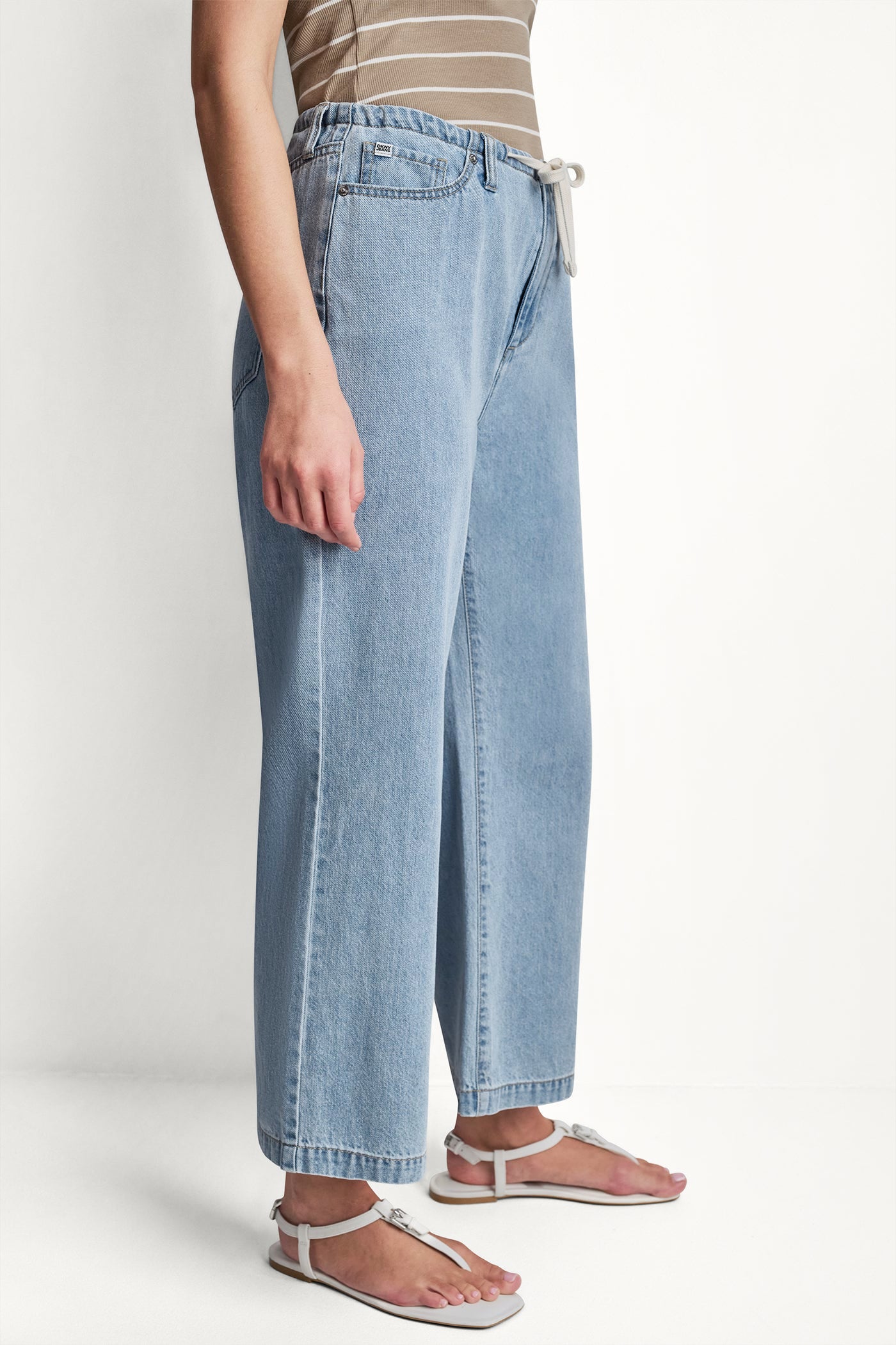MID-RISE DRAWCORD WIDE LEG VIEW 4 | New Arrivals