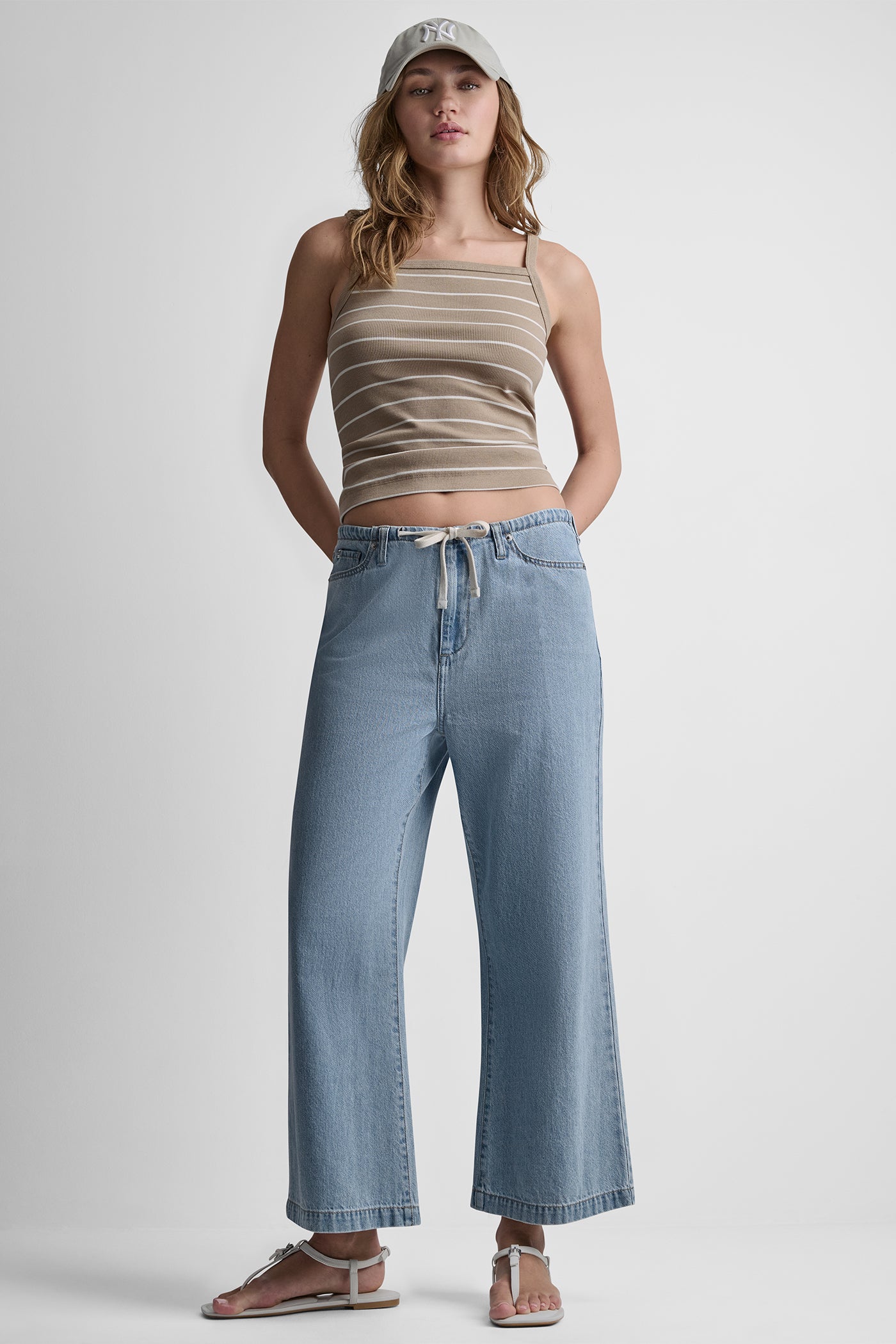 MID-RISE DRAWCORD WIDE LEG VIEW 6