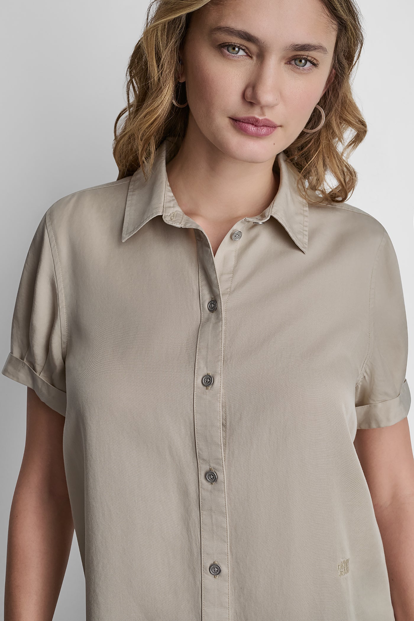GARMENT DYE BUTTON-FRONT SHIRT VIEW 6 | New Arrivals