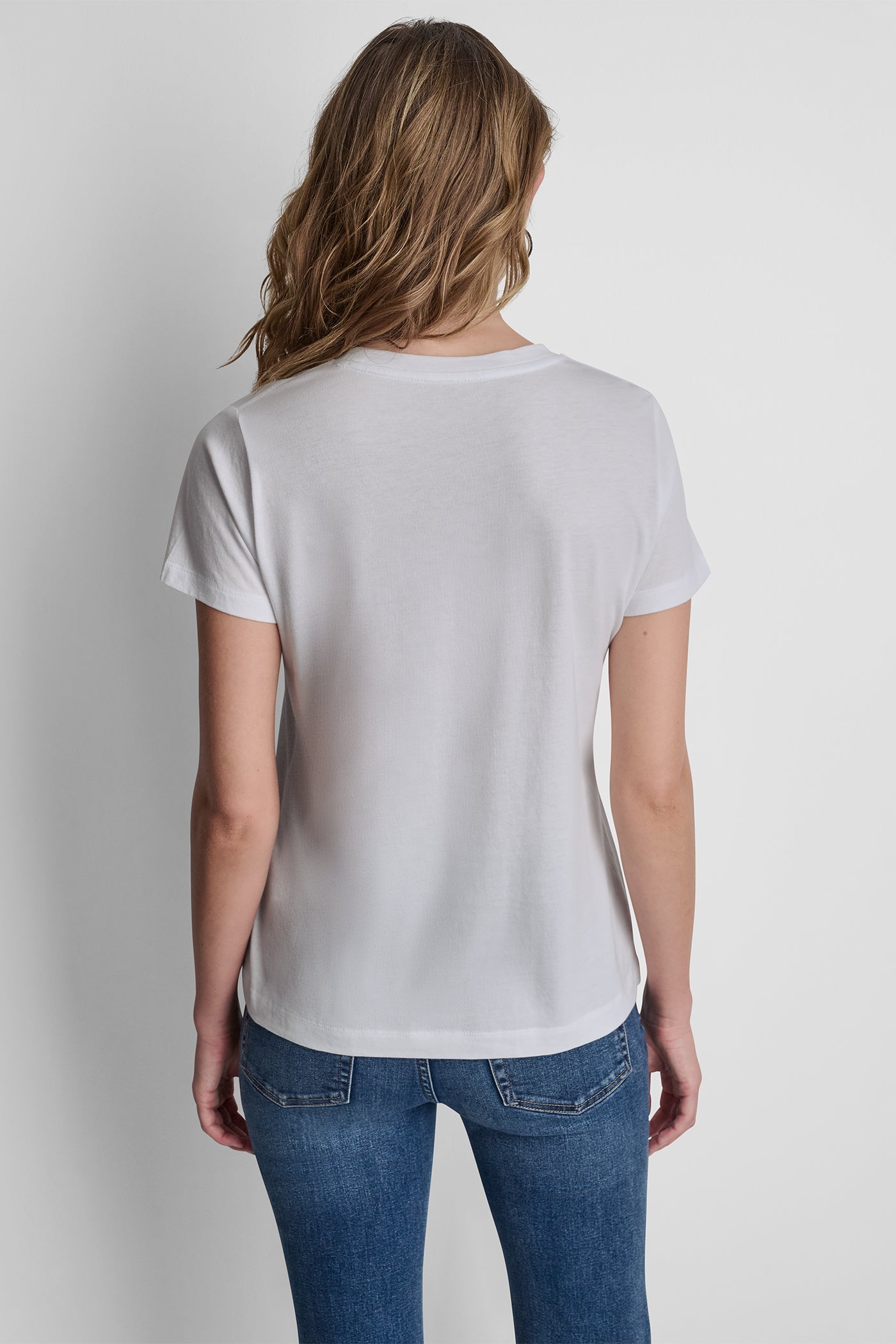 DKNY PHOTOREAL LOGO CREW NECK TEE VIEW 3 | Tees & Tanks