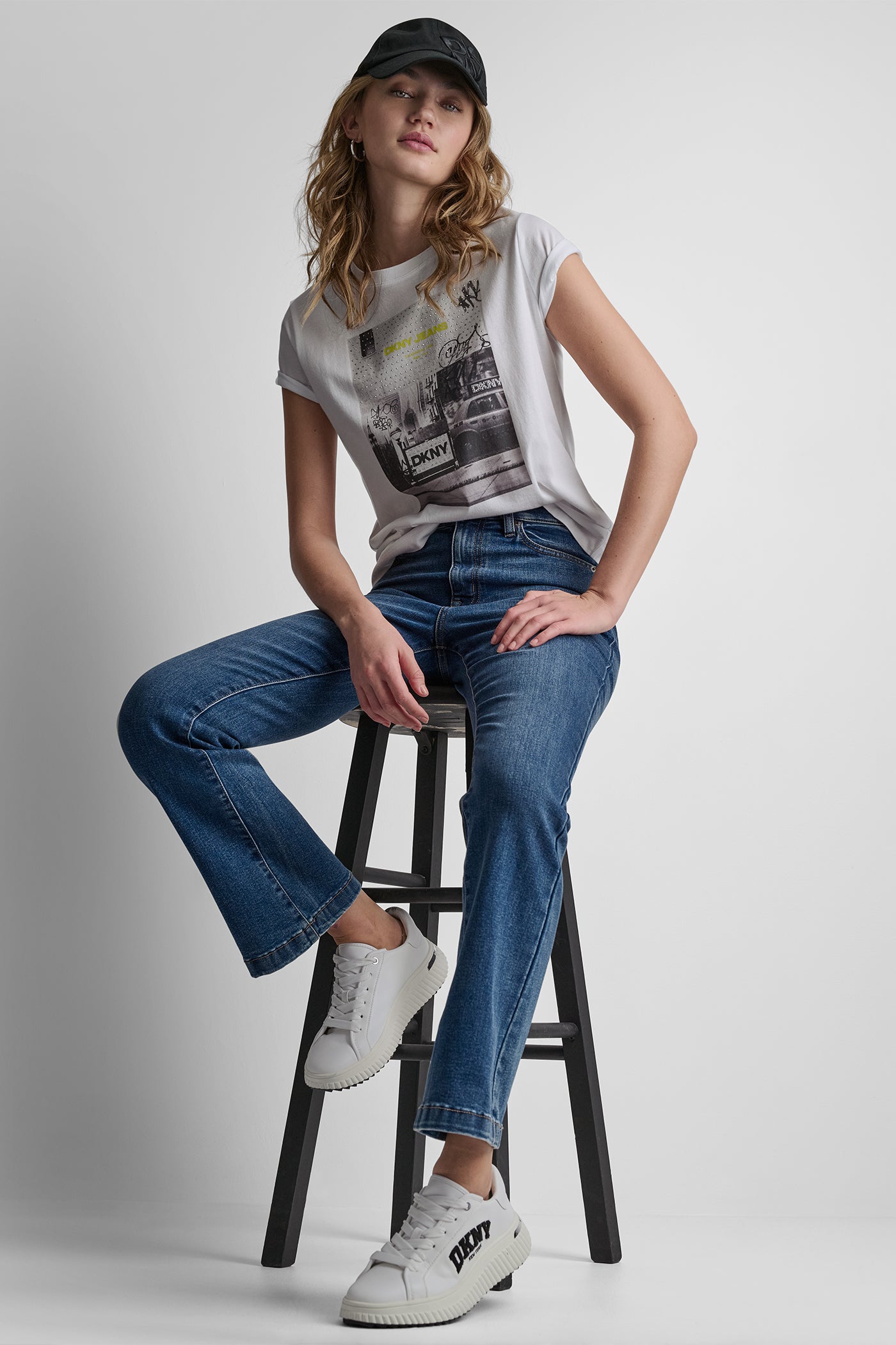 DKNY PHOTOREAL LOGO CREW NECK TEE VIEW 7 | Tees & Tanks