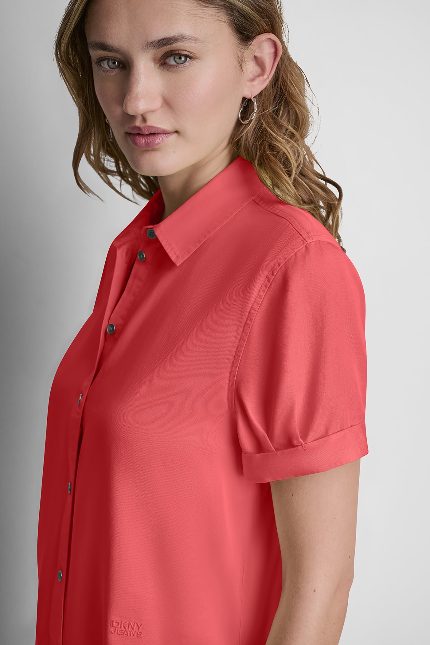GARMENT DYE BUTTON-FRONT SHIRT VIEW 7 | New clothing